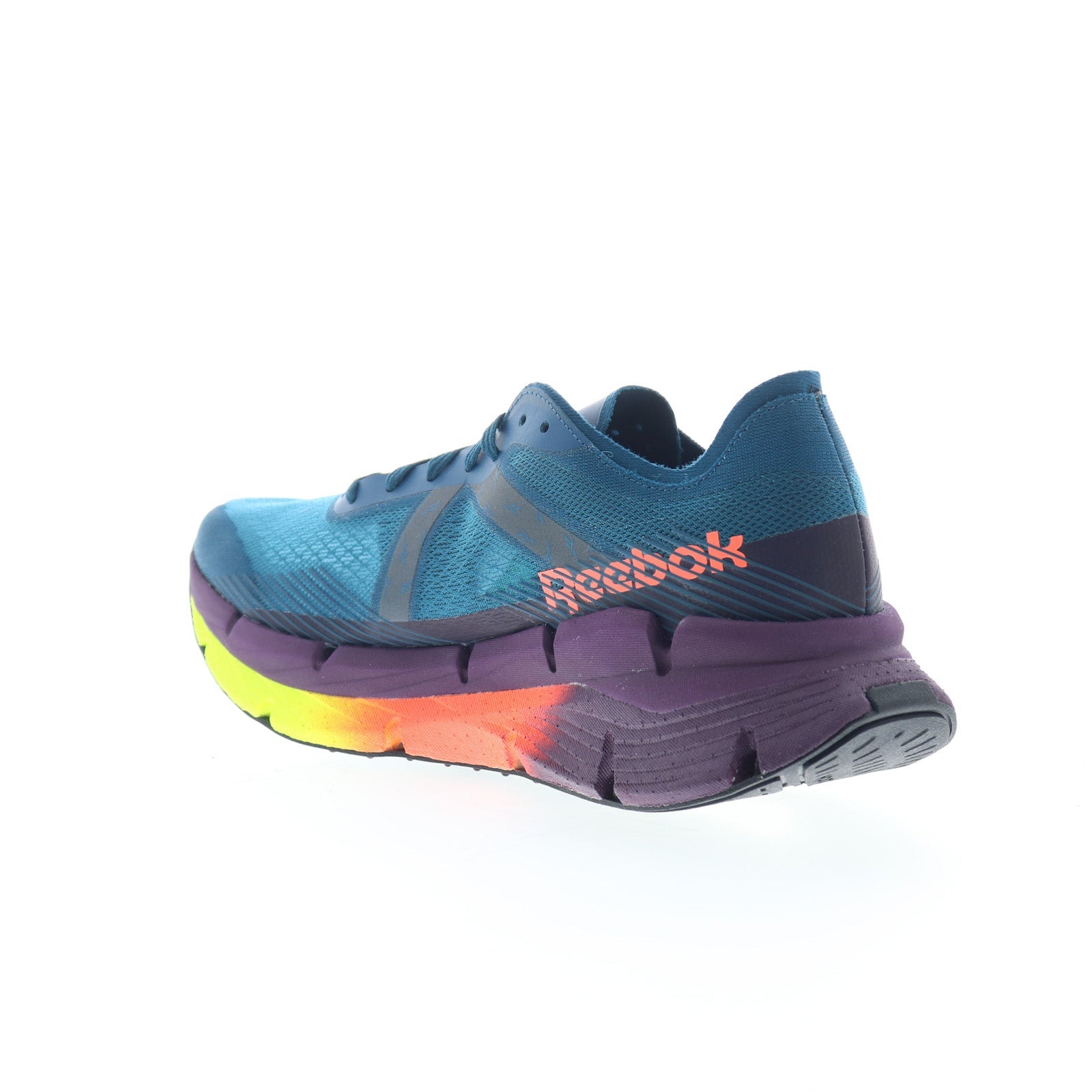 Reebok Floatzig X1 Mens Blue Mesh Lace Up Athletic Running Shoes - Image 6