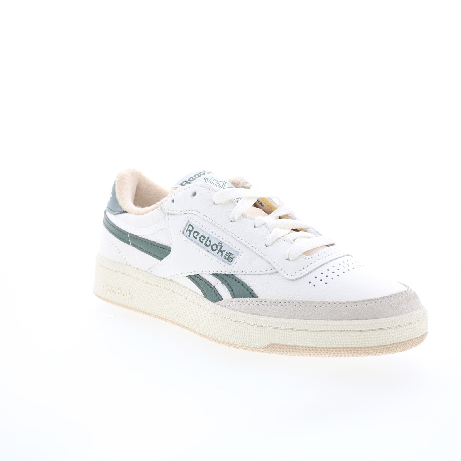 Reebok Club C Revenge Vintage Mens White Leather Lifestyle Sneakers Shoes - Image 2