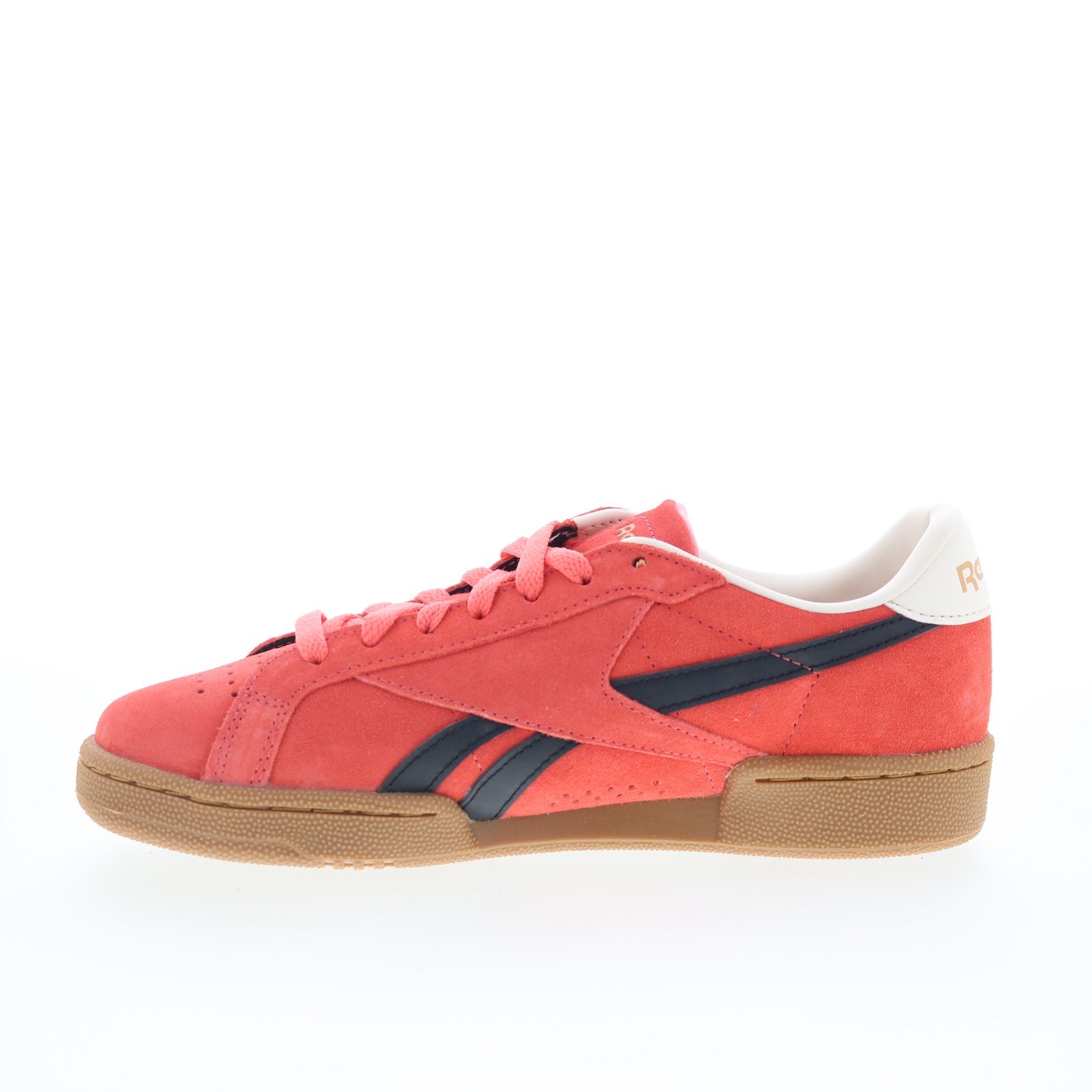 Reebok Club C Grounds UK Mens Pink Suede Lace Up Lifestyle Sneakers Shoes - Image 5