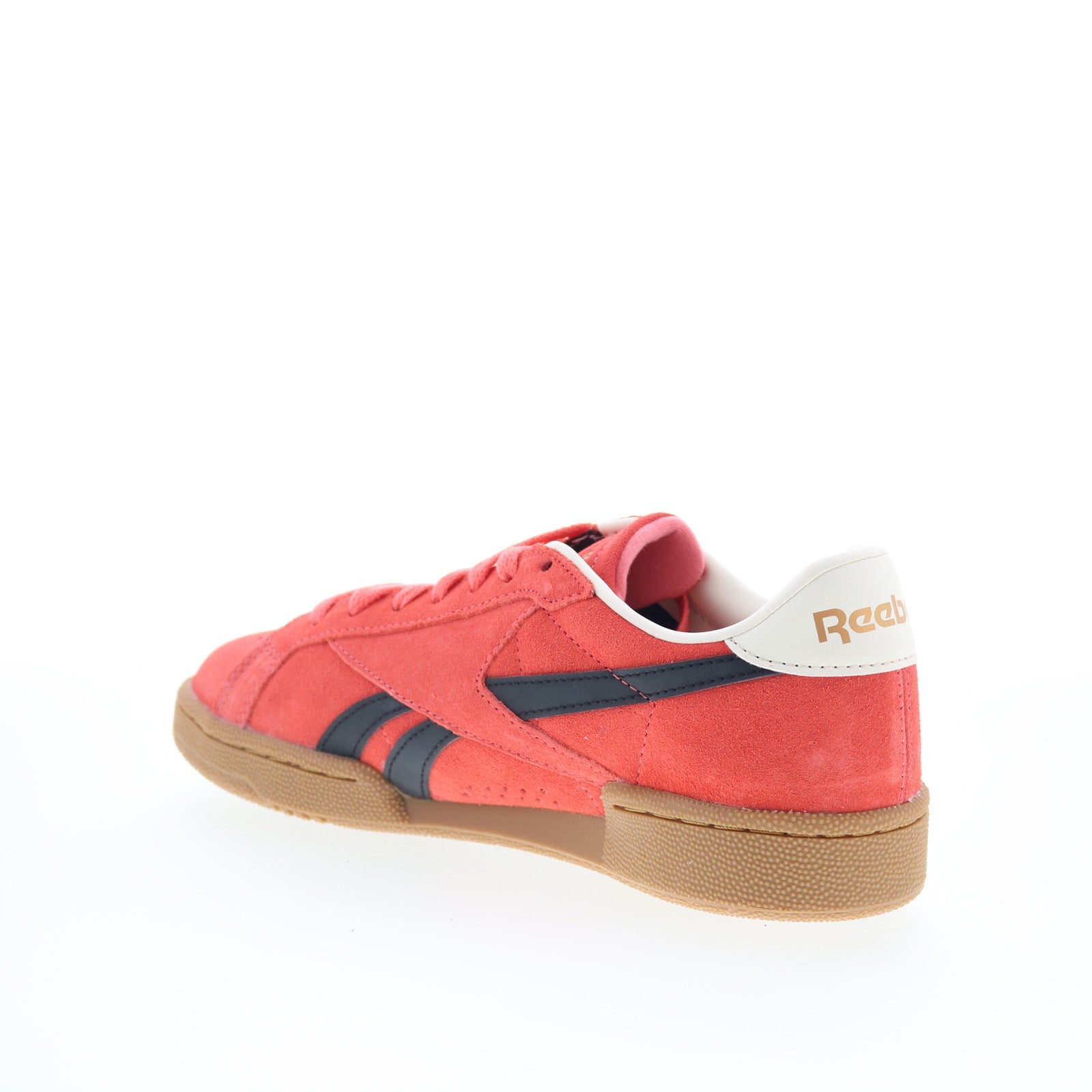 Reebok Club C Grounds UK Mens Pink Suede Lace Up Lifestyle Sneakers Shoes - Image 6