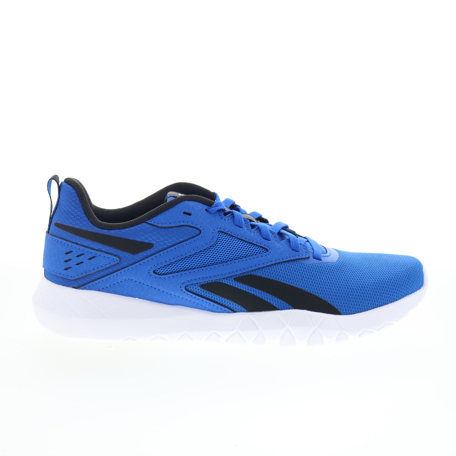 100212285_flexagon_energy_tr_4_blue_black_white_01_767b4273-99ce-495a-bb7c-180a482b0119 Reebok Flexagon Energy TR 4 Mens Blue Mesh Athletic Cross Training Shoes - Image 1