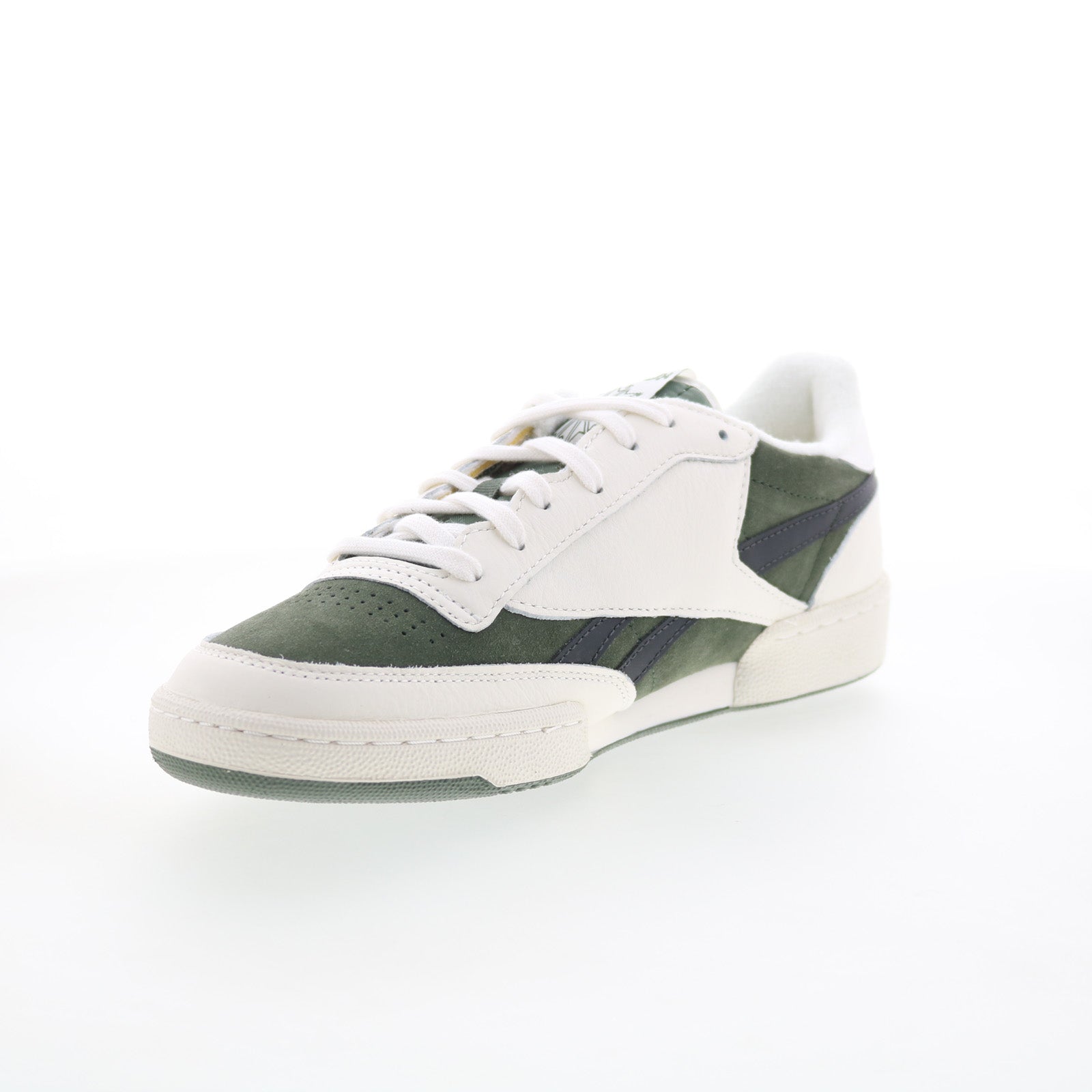Reebok Club C Revenge Vintage II Mens Green Suede Lifestyle Sneakers Shoes - Image 4