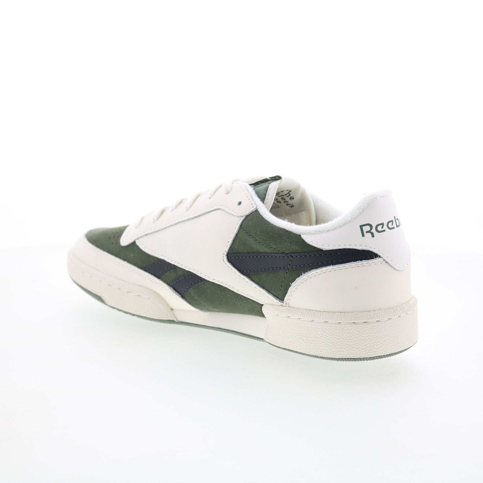 Reebok Club C Revenge Vintage II Mens Green Suede Lifestyle Sneakers Shoes - Image 6