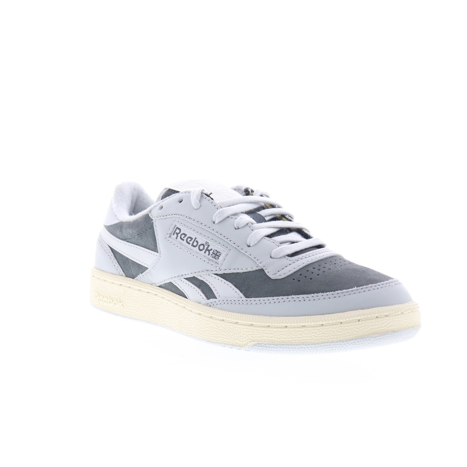 Reebok Club C Revenge Vintage II Mens Gray Leather Lifestyle Sneakers Shoes - Image 2
