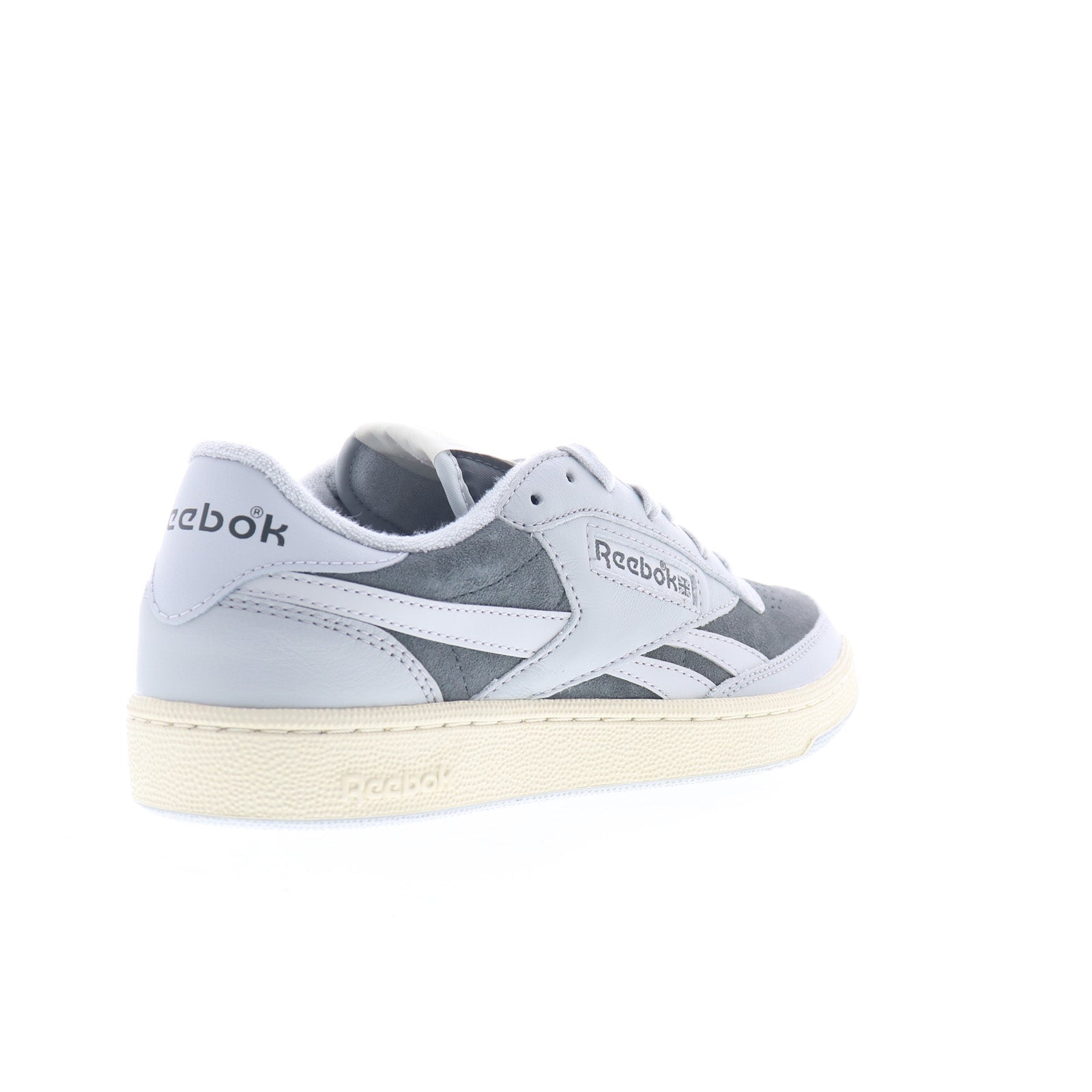 Reebok Club C Revenge Vintage II Mens Gray Leather Lifestyle Sneakers Shoes - Image 8