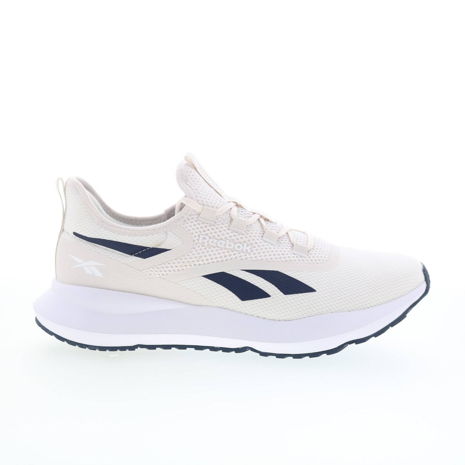 100232995_cityride_grey_navy_white_01_2794d5ea-5705-4ebe-b461-66dc926d7a54 Reebok Cityride Mens Beige Canvas Lace Up Athletic Running Shoes - Image 1