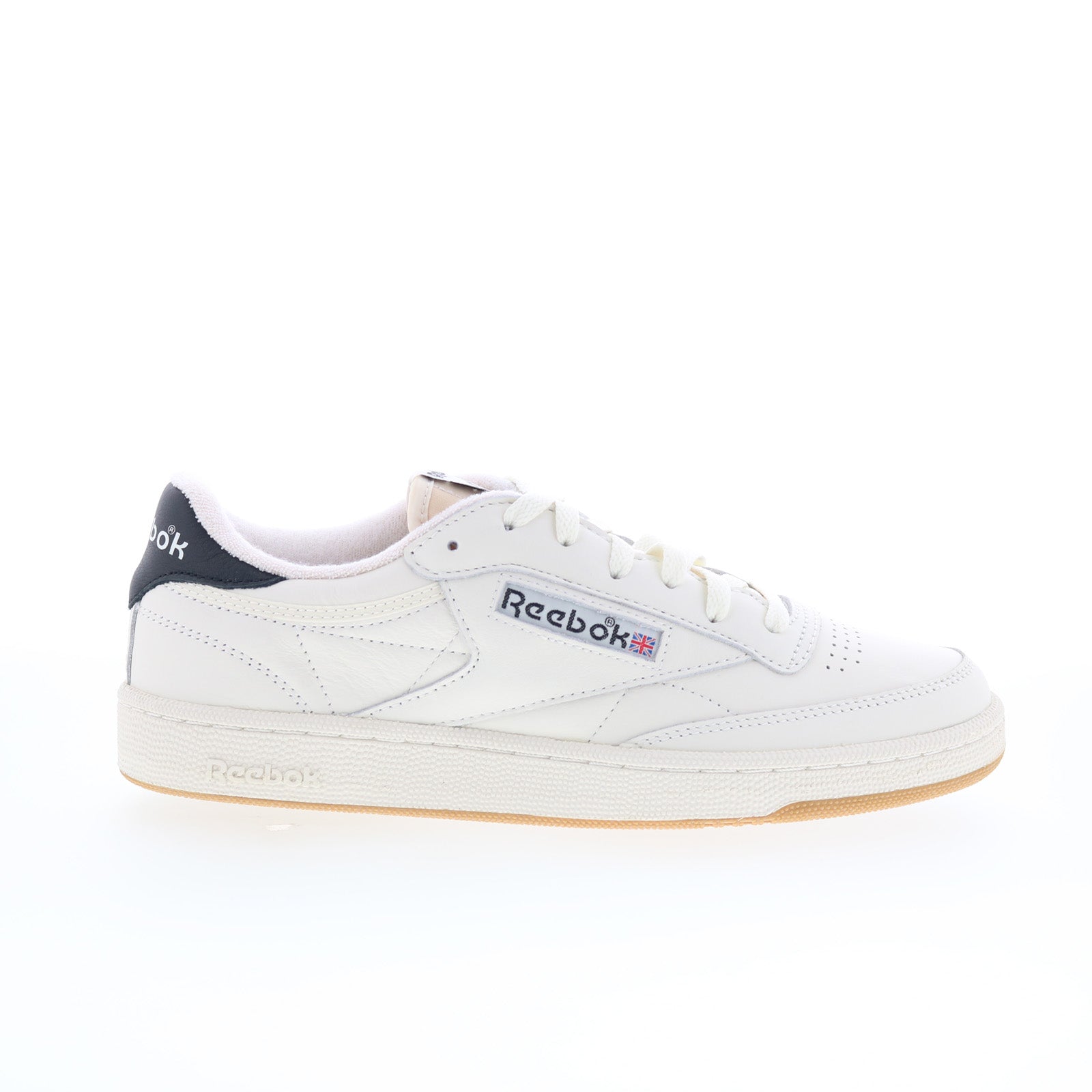 Reebok Club C 85 Vintage Mens White Leather Lifestyle Sneakers Shoes - Image 1
