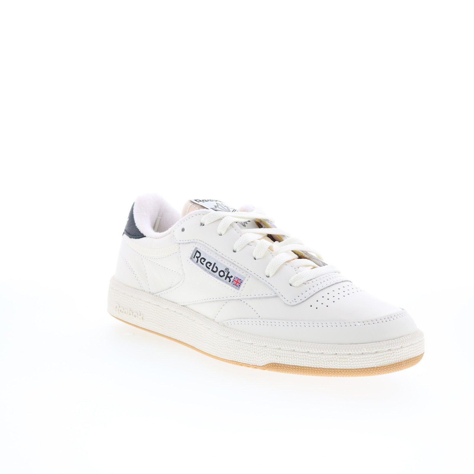 Reebok Club C 85 Vintage Mens White Leather Lifestyle Sneakers Shoes - Image 2