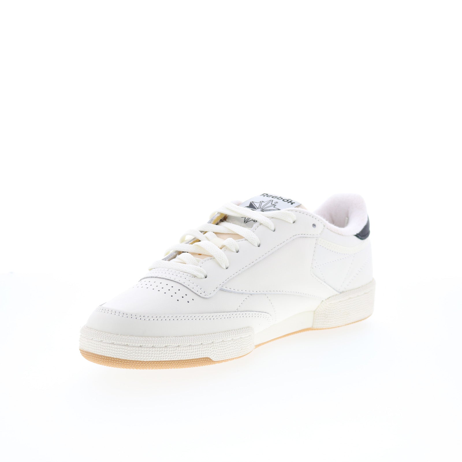 Reebok Club C 85 Vintage Mens White Leather Lifestyle Sneakers Shoes - Image 4