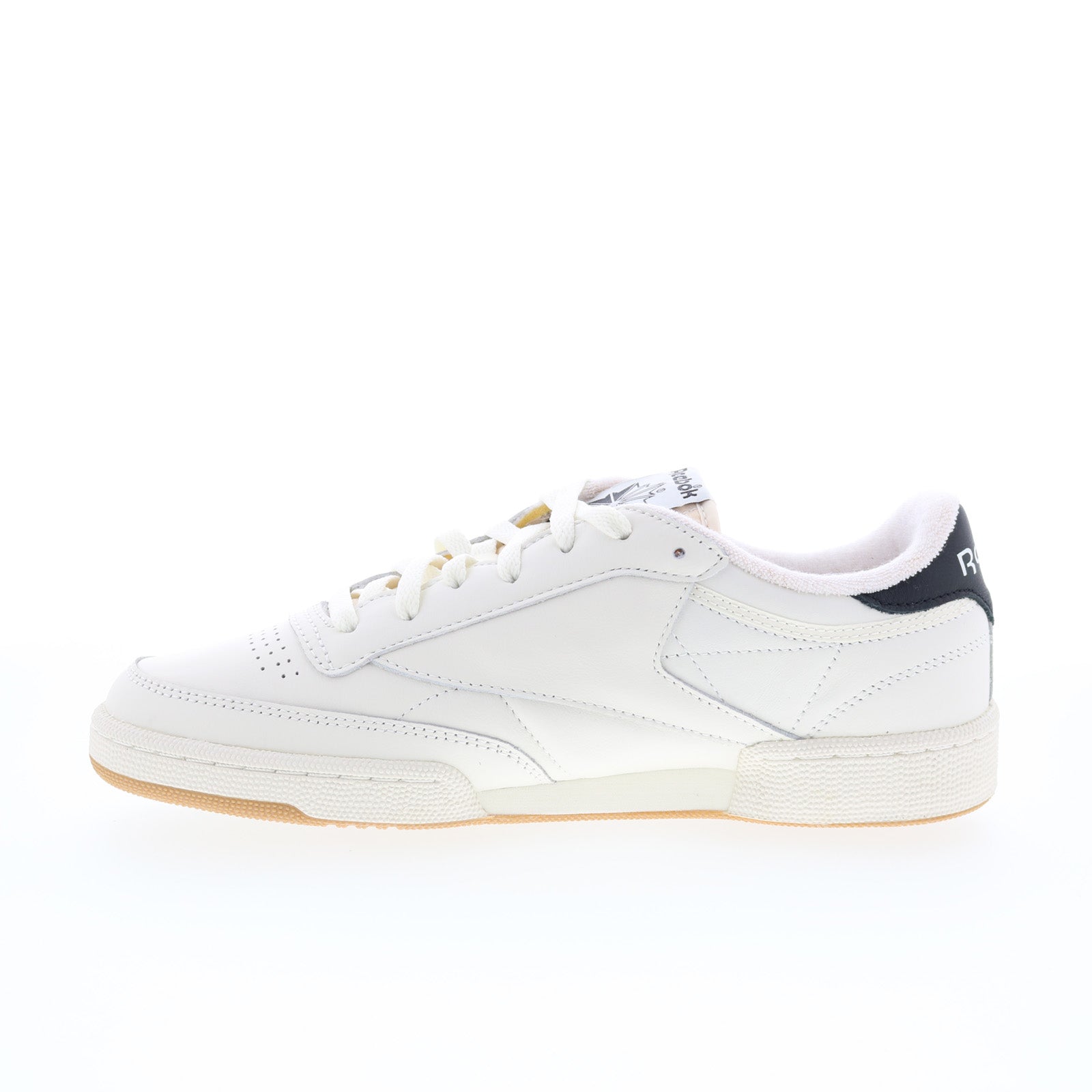 Reebok Club C 85 Vintage Mens White Leather Lifestyle Sneakers Shoes - Image 5