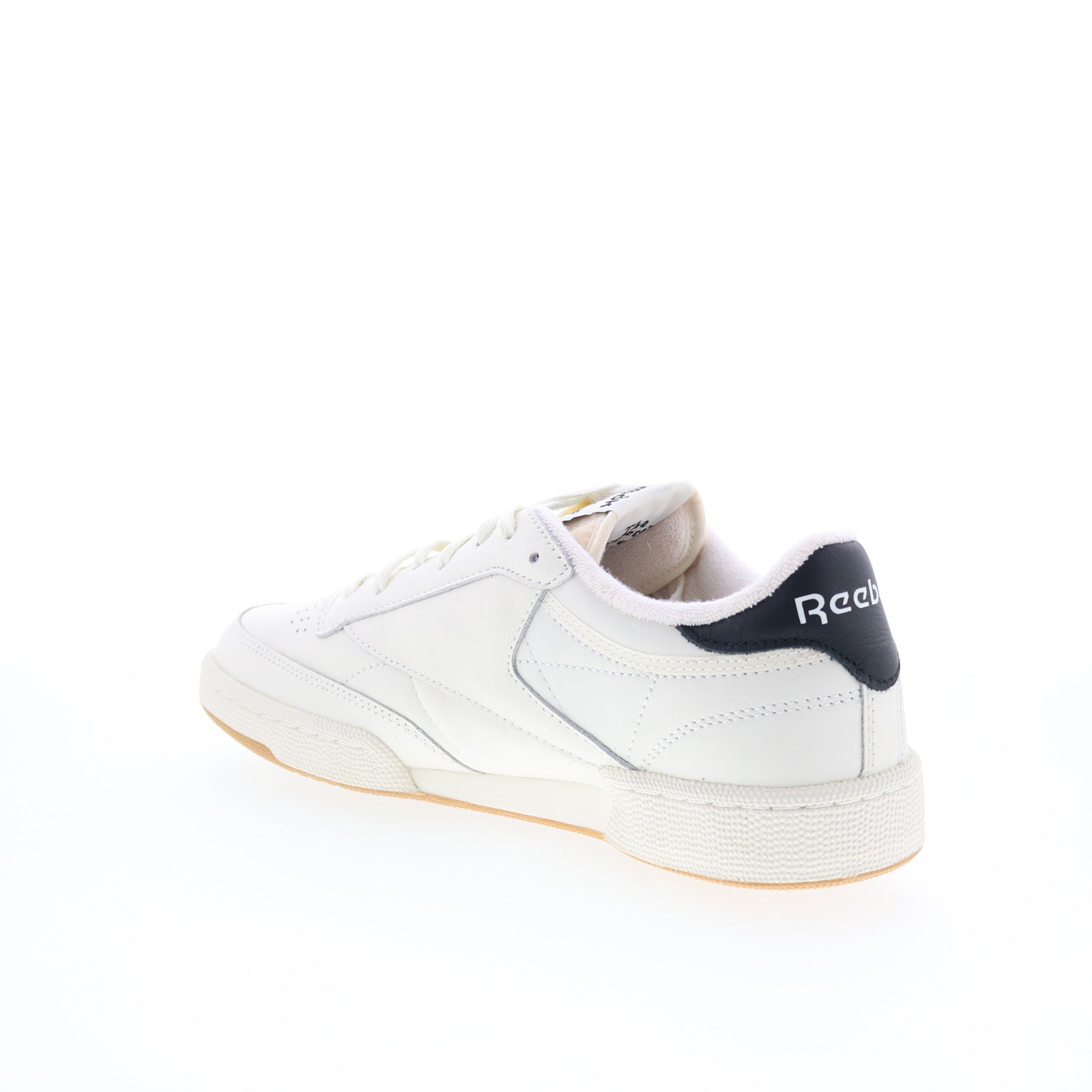 Reebok Club C 85 Vintage Mens White Leather Lifestyle Sneakers Shoes - Image 6
