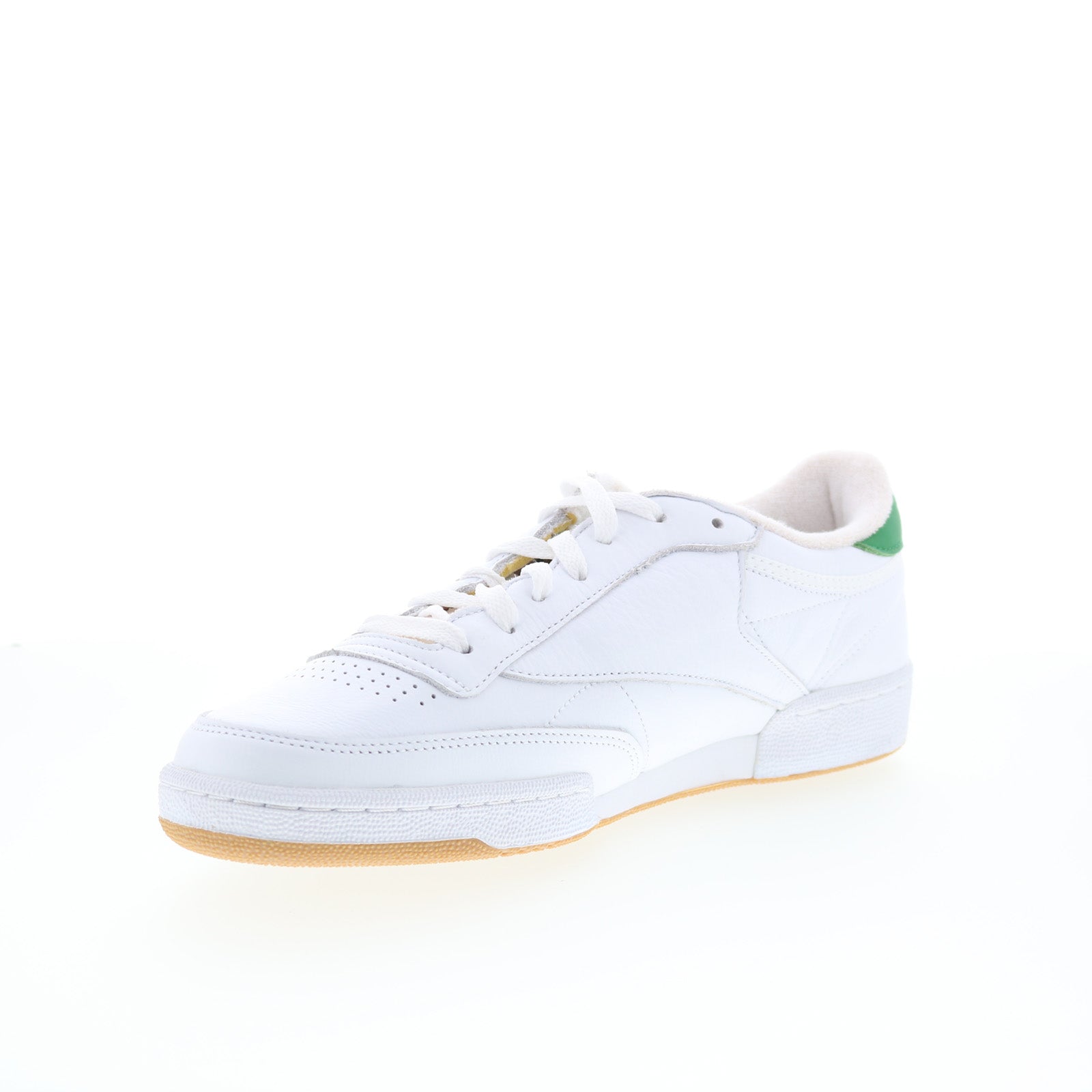 Reebok Club C 85 Vintage Mens White Leather Lifestyle Sneakers Shoes - Image 4