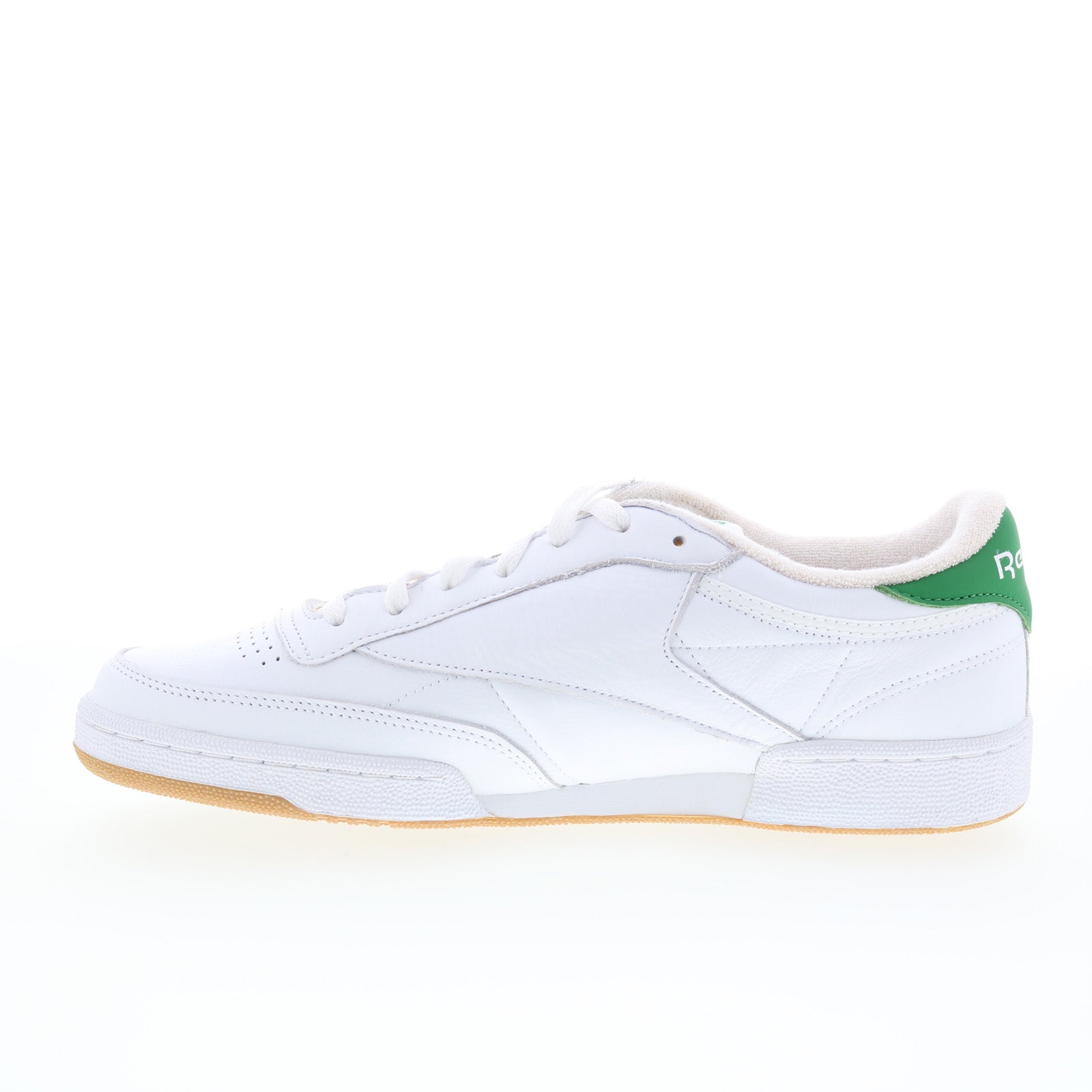Reebok Club C 85 Vintage Mens White Leather Lifestyle Sneakers Shoes - Image 5