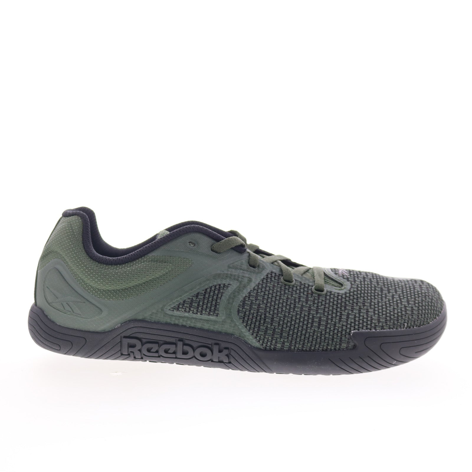 100238912_nano_zero_green_black_01_4320ce67-3231-4a01-9237-366cc1f0055d Reebok Nano Zero Mens Green Mesh Lace Up Athletic Cross Training Shoes - Image 1