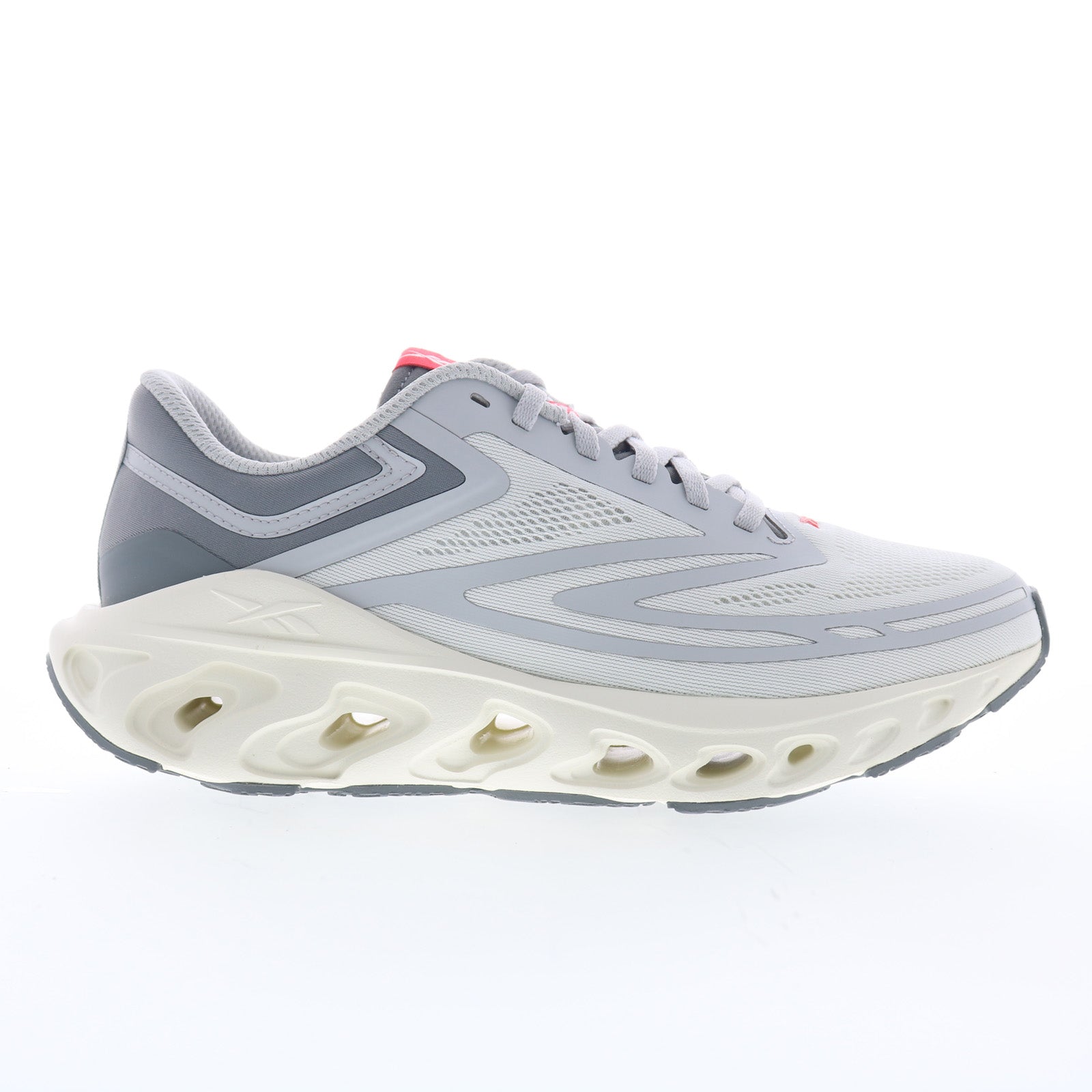 100239315_fuel_flex_run_grey_grey_chalk_01_d506e72e-1072-437f-a01f-4528beaa6259 Reebok Fuel Flex Run Mens Gray Mesh Lace Up Athletic Running Shoes - Image 1