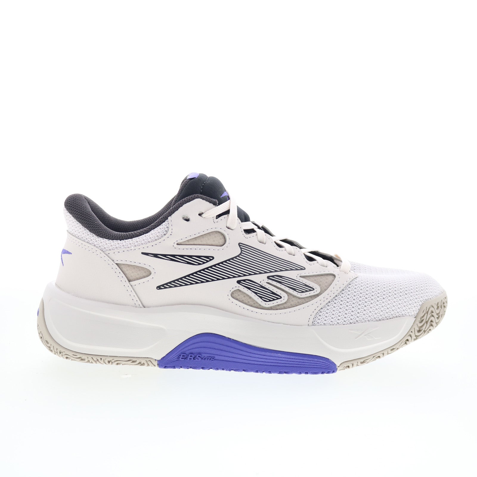 100246827_engine_lt_grey_prle_black_01_2b6cb8fa-3a05-495a-94ba-d1cb09325408 Reebok Engine LT Mens Gray Mesh Lace Up Lifestyle Sneakers Shoes - Image 1