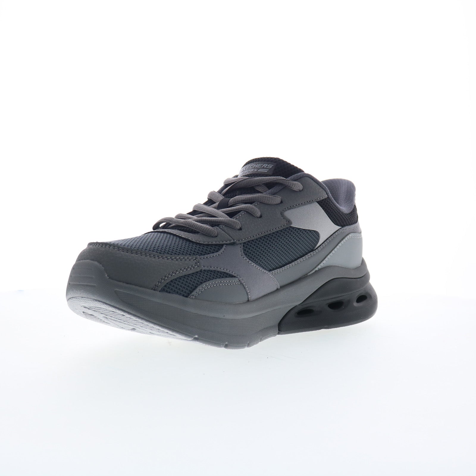 Skechers Bobs Arc Waves 2.0 118342-BKMT Mens Black Lifestyle Sneakers Shoes - Image 4