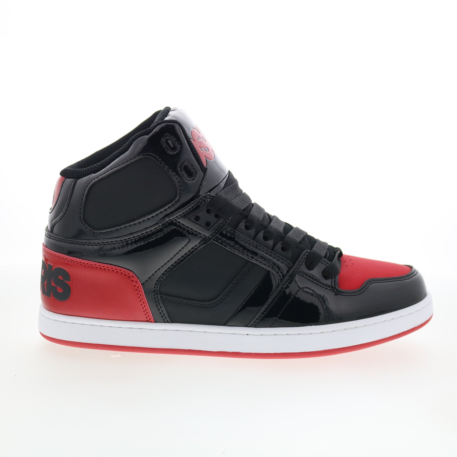 1343-1133_nyc_83_clk_black_black_red_01_7d98f62e-87ba-4559-841b-12cdeb27bd33 Osiris NYC 83 CLK 1343 1133 Mens Black Skate Inspired Sneakers Shoes - Image 1