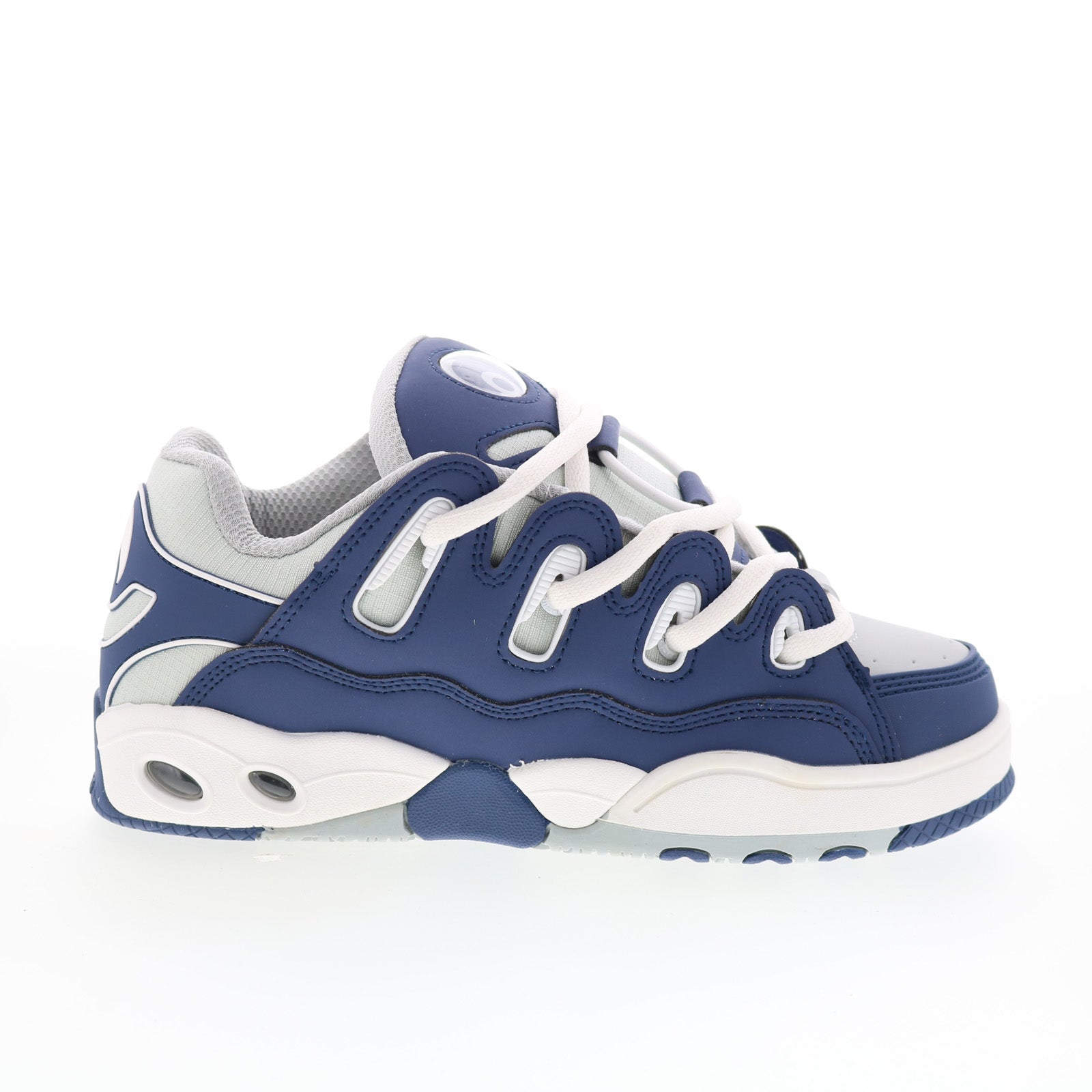 1371-2057_d3_og_navy_white_grey_01_43c19d35-25de-4264-bb2b-816d599ffa45 Osiris D3 OG 1371 2057 Mens Blue Skate Inspired Sneakers Shoes - Image 1