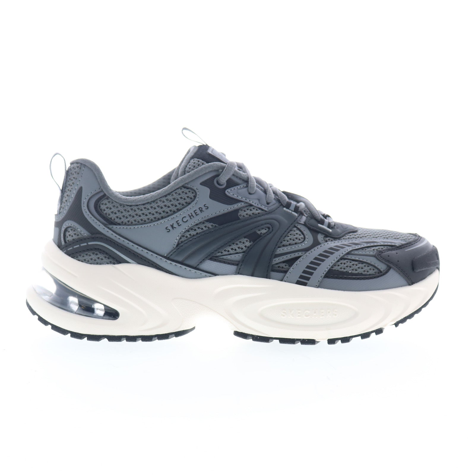 183199-bkgy_uno_ryze_scale_up_black_gray_01_07e0ea8b-36c6-4d56-a25f-7838952a9d52 Skechers UNO Ryze - Scale Up 183199-BKGY Mens Gray Lifestyle Sneakers Shoes - Image 1
