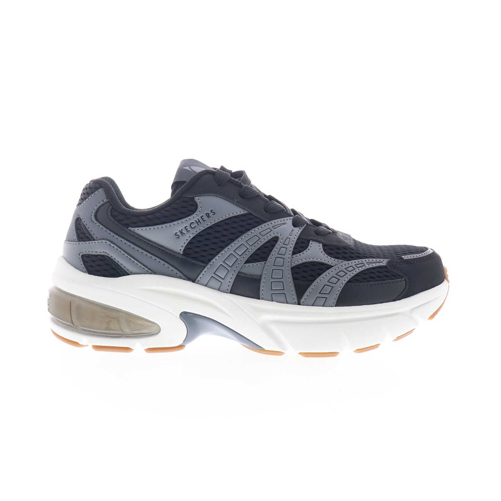 183215-bkgy_skechers_shadow_stellar_og_black_gray_01_0d273436-9d00-4d5f-949a-3003ae4a495c Skechers Shadow - Stellar OG Mens Black Lifestyle Sneakers Shoes - Image 1