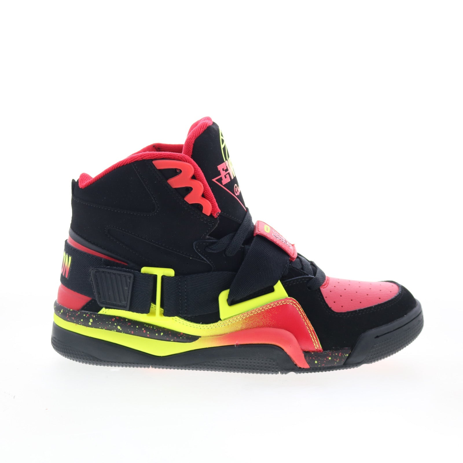 1bm00766-033_ewing_concept_x_anthony_mason_tribute_black_red_yellow_01_ab1c0f5e-39b0-49bd-aed8-291c93a02d68 Ewing Athletics Concept Anthony Mason Tribute Mens Black Sneakers Shoes - Image 1