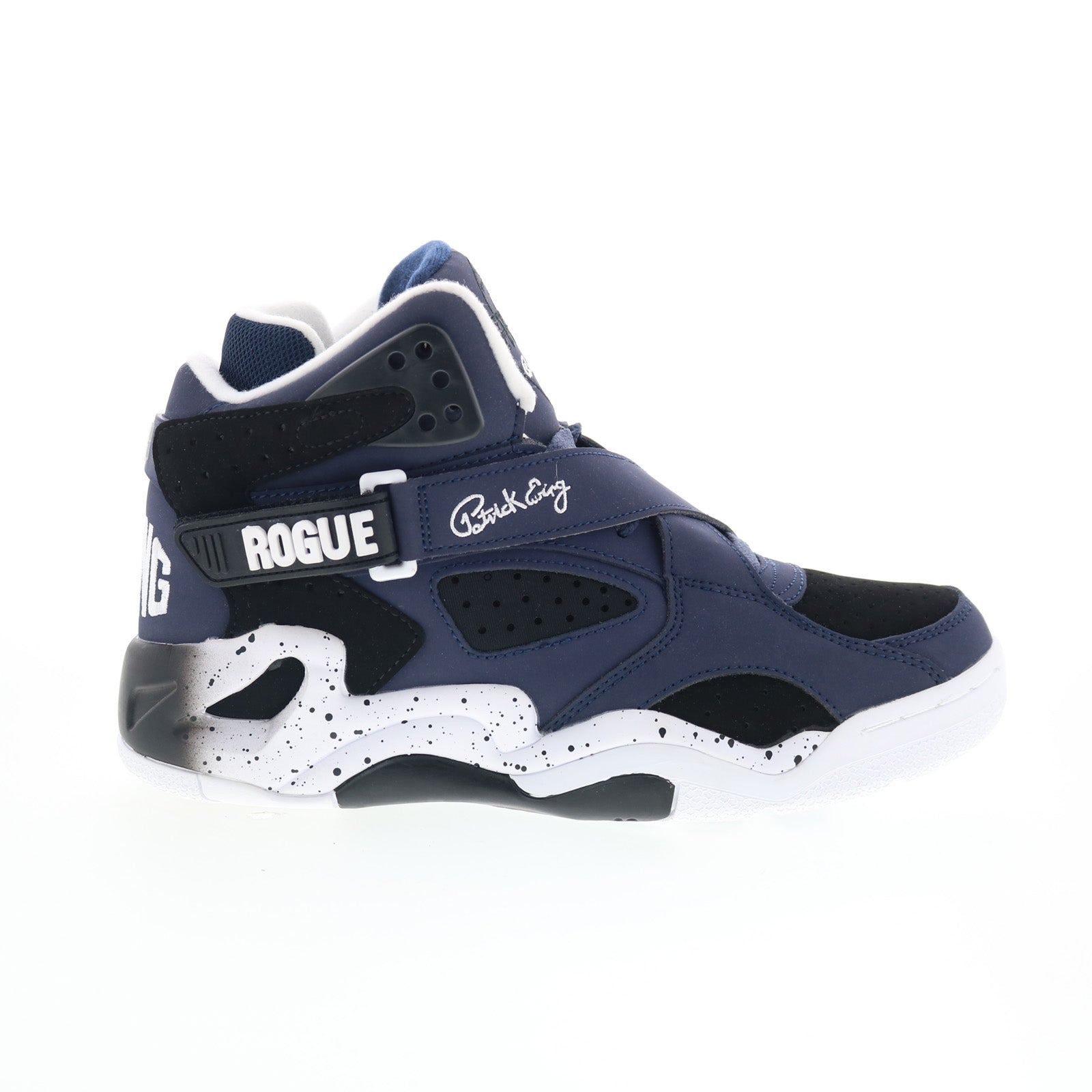 1bm02093-502_ewing_rogue_navy_black_01_fe66551d-b9dd-47a7-bff4-67fcd3cfad43 Ewing Athletics Rogue 1BM02093-502 Mens Blue Lifestyle Sneakers Shoes - Image 1