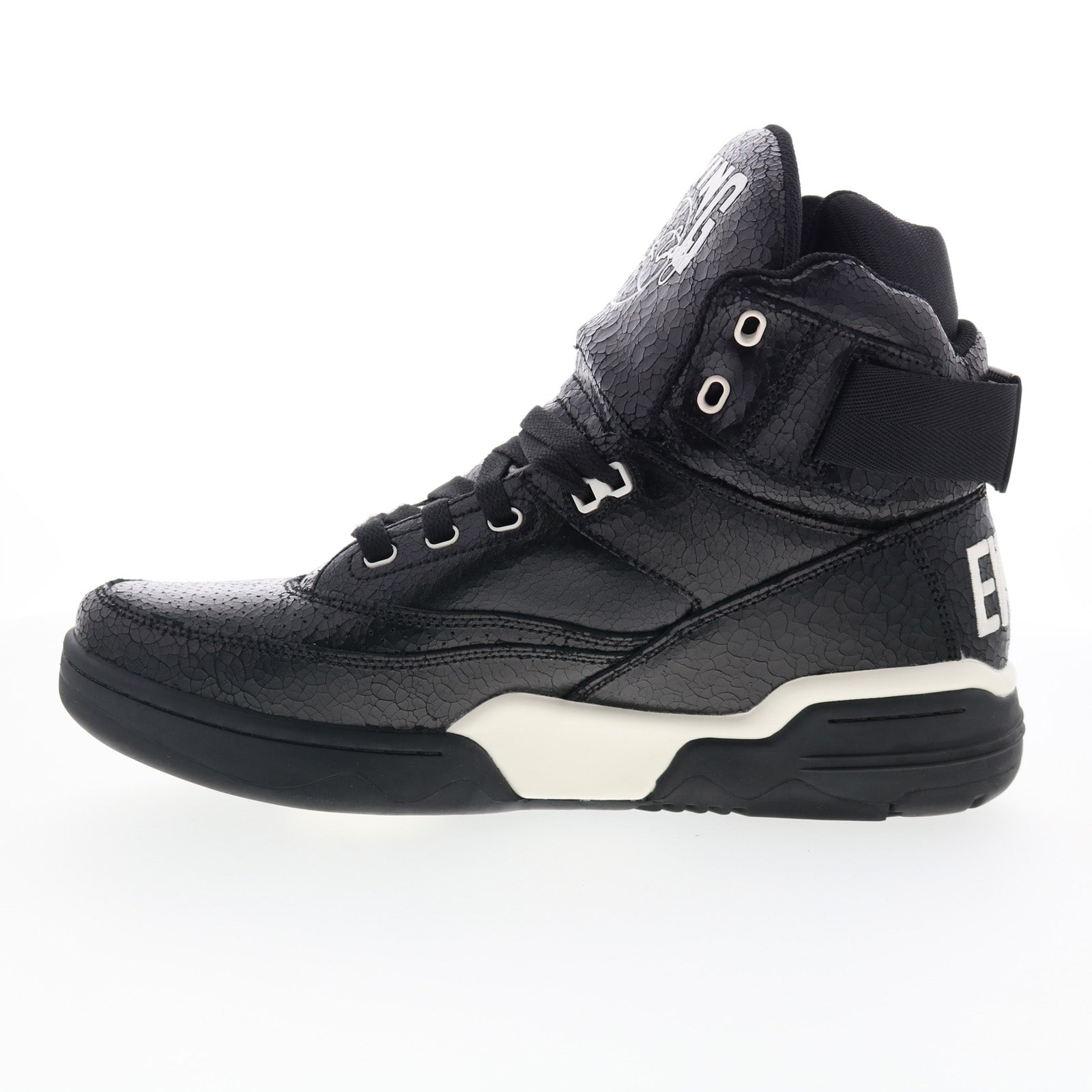 Ewing Athletics 33 HI Vintage Mens Black Leather Lifestyle Sneakers Shoes - Image 5