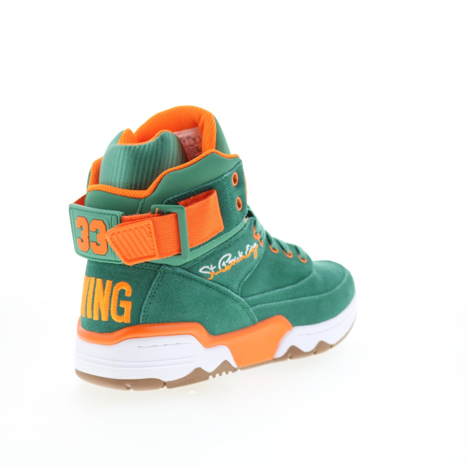 Ewing Athletics 33 HI St. Patricks Day Mens Green Lifestyle Sneakers Shoes - Image 8