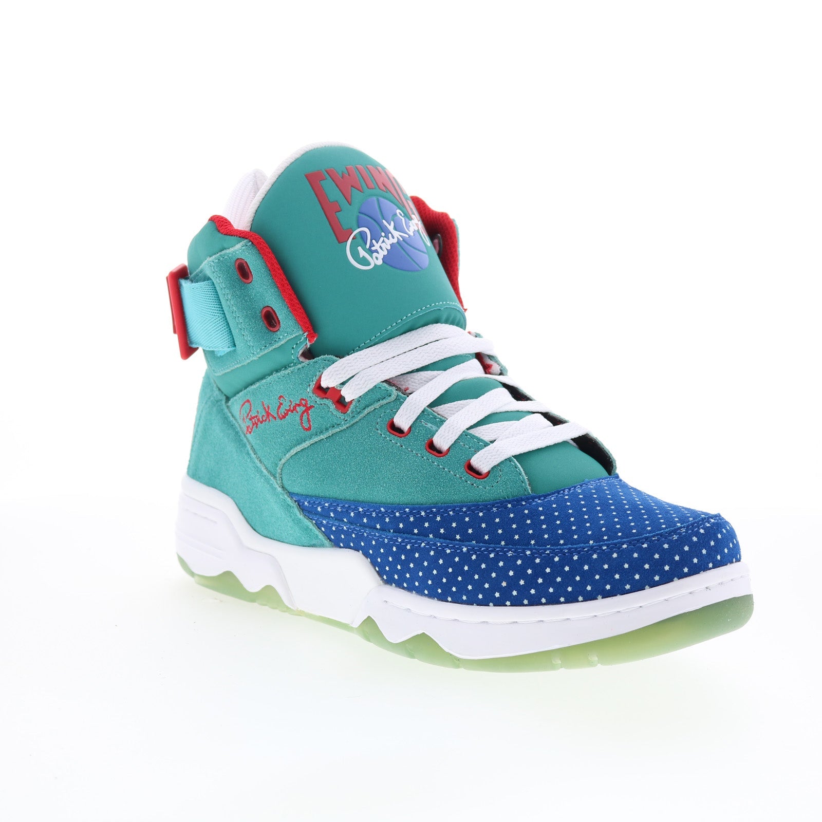 Ewing Athletics 33 HI All-Star Mens Blue Suede Lifestyle Sneakers Shoes - Image 2