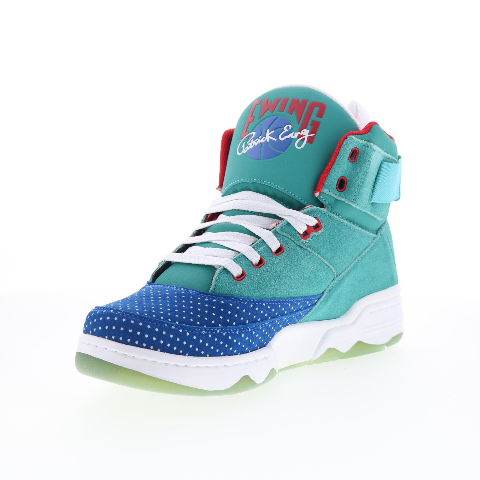 Ewing Athletics 33 HI All-Star Mens Blue Suede Lifestyle Sneakers Shoes - Image 4