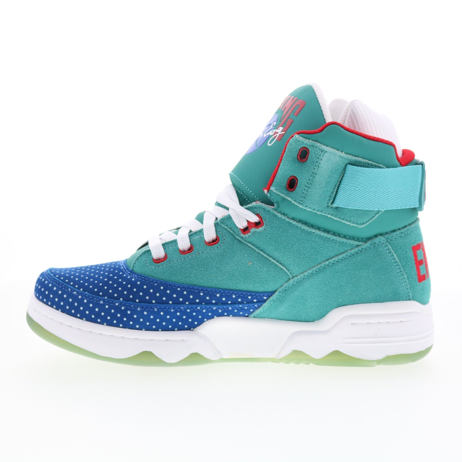 Ewing Athletics 33 HI All-Star Mens Blue Suede Lifestyle Sneakers Shoes - Image 5