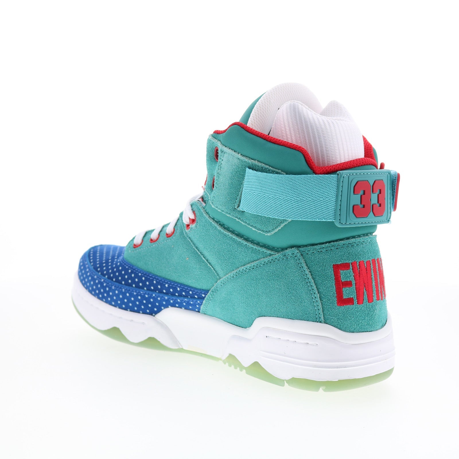 Ewing Athletics 33 HI All-Star Mens Blue Suede Lifestyle Sneakers Shoes - Image 6