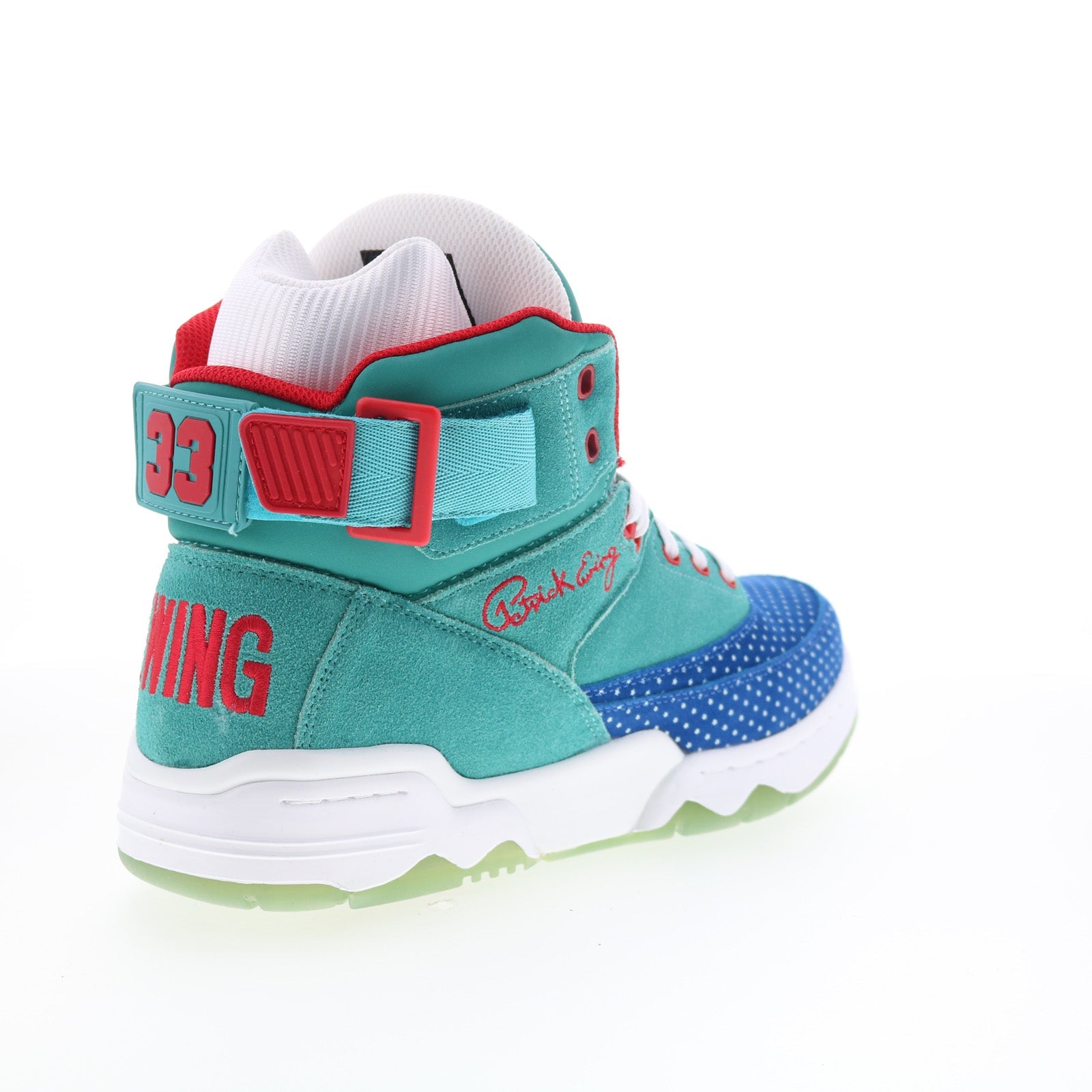 Ewing Athletics 33 HI All-Star Mens Blue Suede Lifestyle Sneakers Shoes - Image 8
