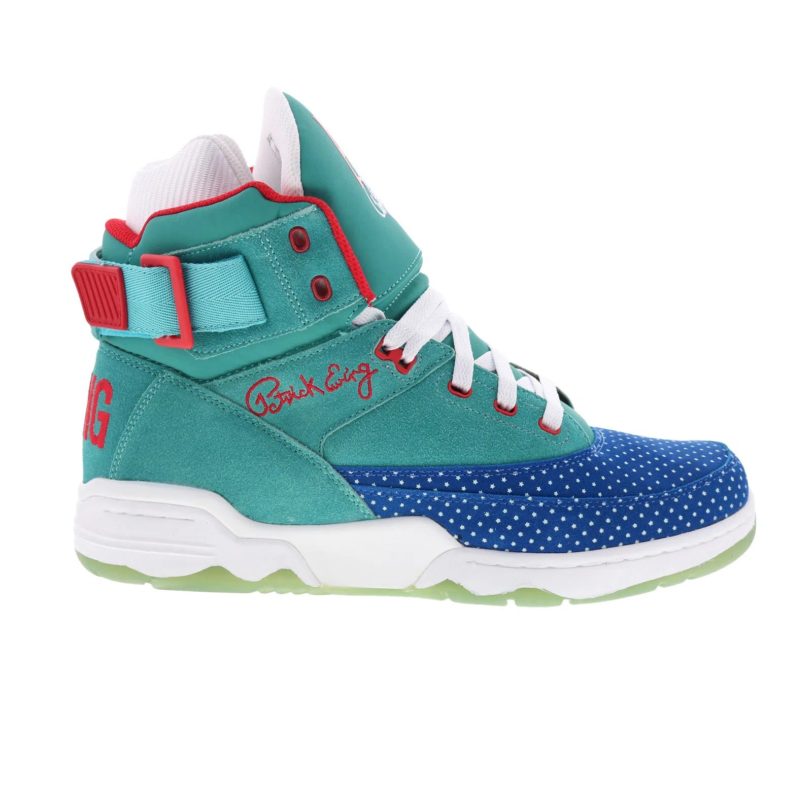 Ewing Athletics 33 HI All-Star Mens Blue Suede Lifestyle Sneakers Shoes - Image 1