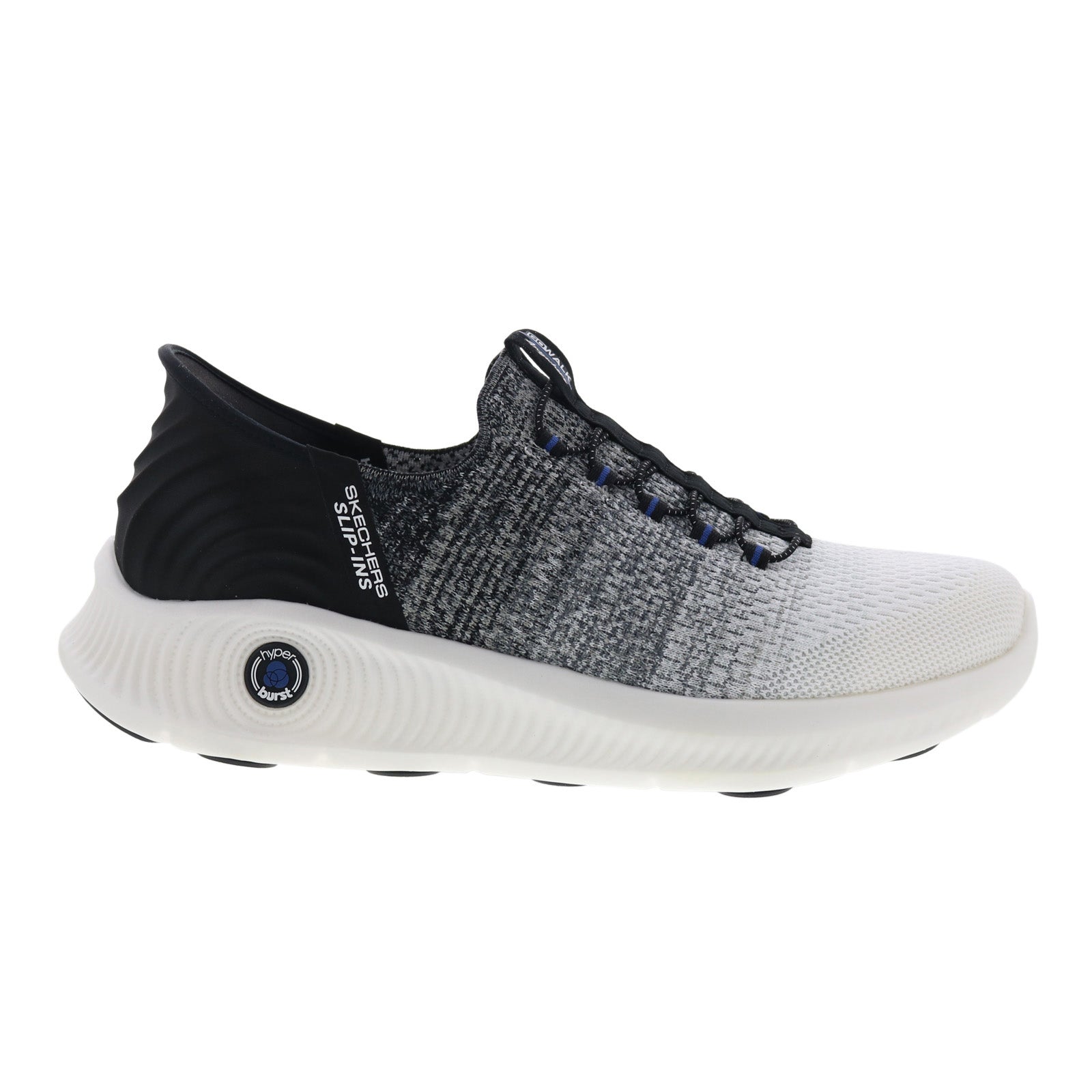 216300-wbk_go_walk_anywhere_amir_white_black_reshoot_01 Skechers Go Walk Anywhere 216300-WBK Mens White Lifestyle Sneakers Shoes - Image 1