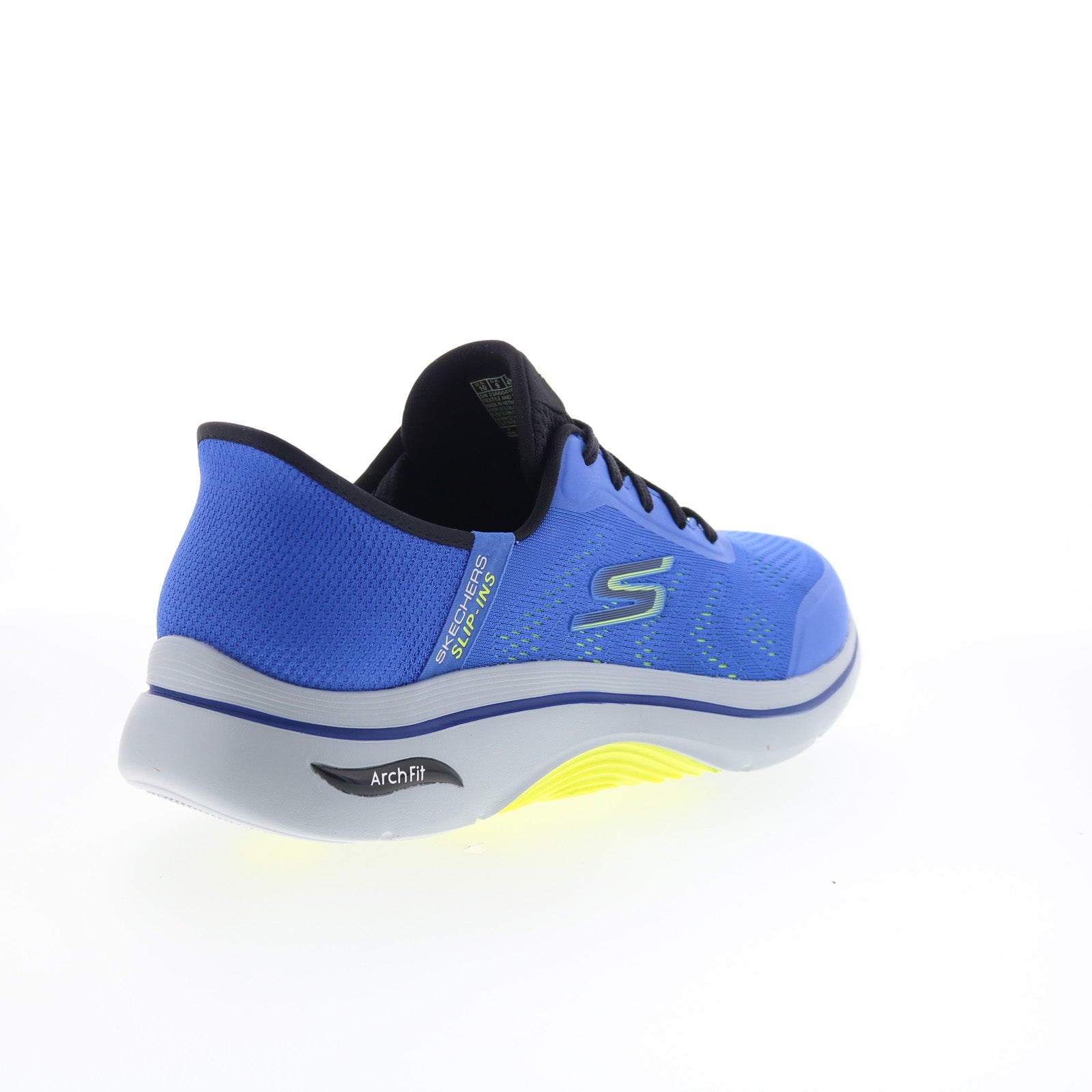 Skechers Go Walk Arch Fit 2.0 Simplicity Mens Blue Extra Wide Sneakers Shoes - Image 8