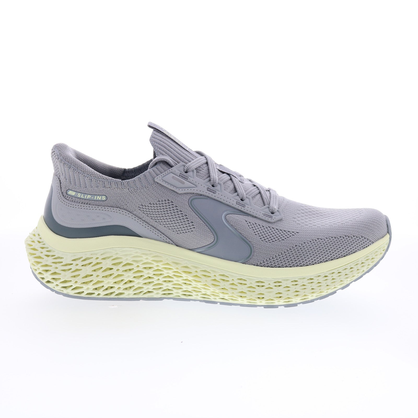 232811-gylm_3d_energy_polzar_gray_lime_01_322cc01e-6d9c-4661-a28f-987de2cb48d3 Skechers Slip-ins 3D Energy - Polzar Mens Gray Lifestyle Sneakers Shoes - Image 1