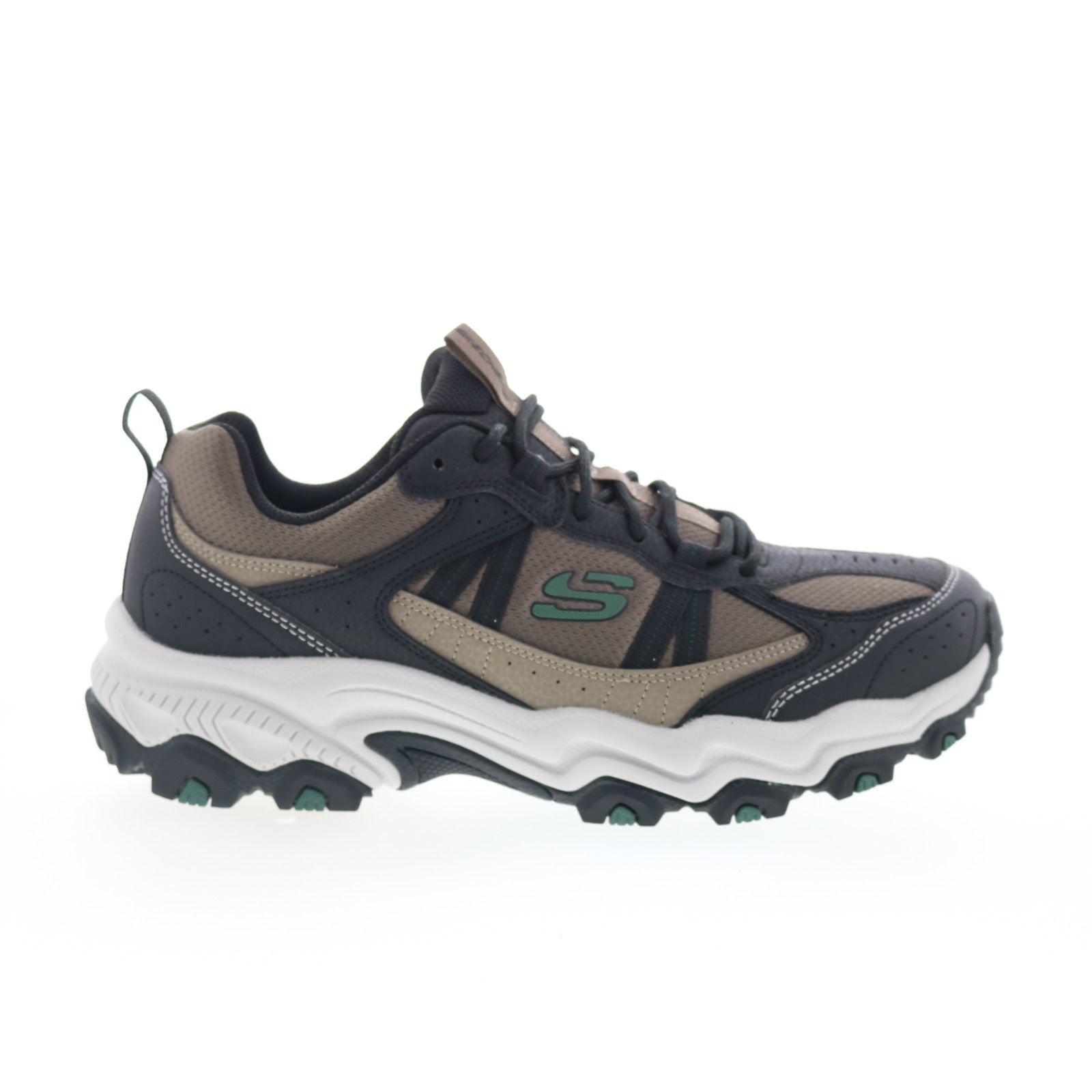 237527-brbk_stamina_at-upper_stiitch_brown_black_01_c612d839-71f5-4807-a64a-08397cc13da7 Skechers Stamina AT - Upper Stitch Mens Brown Lifestyle Sneakers Shoes - Image 1