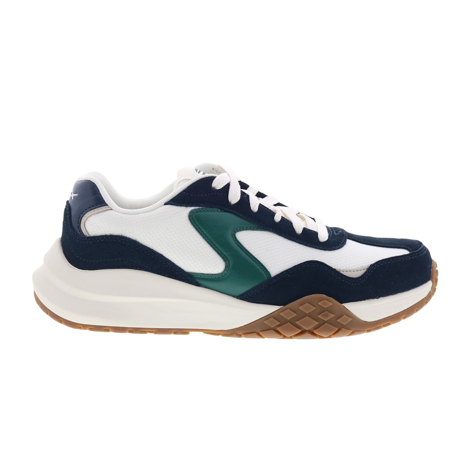 246107-nvgr_skechers_court_frenzy_navy_green_reshoot_01 Skechers Court Frenz 246107-NVGR Mens Blue Athletic Pickleball Shoes - Image 1