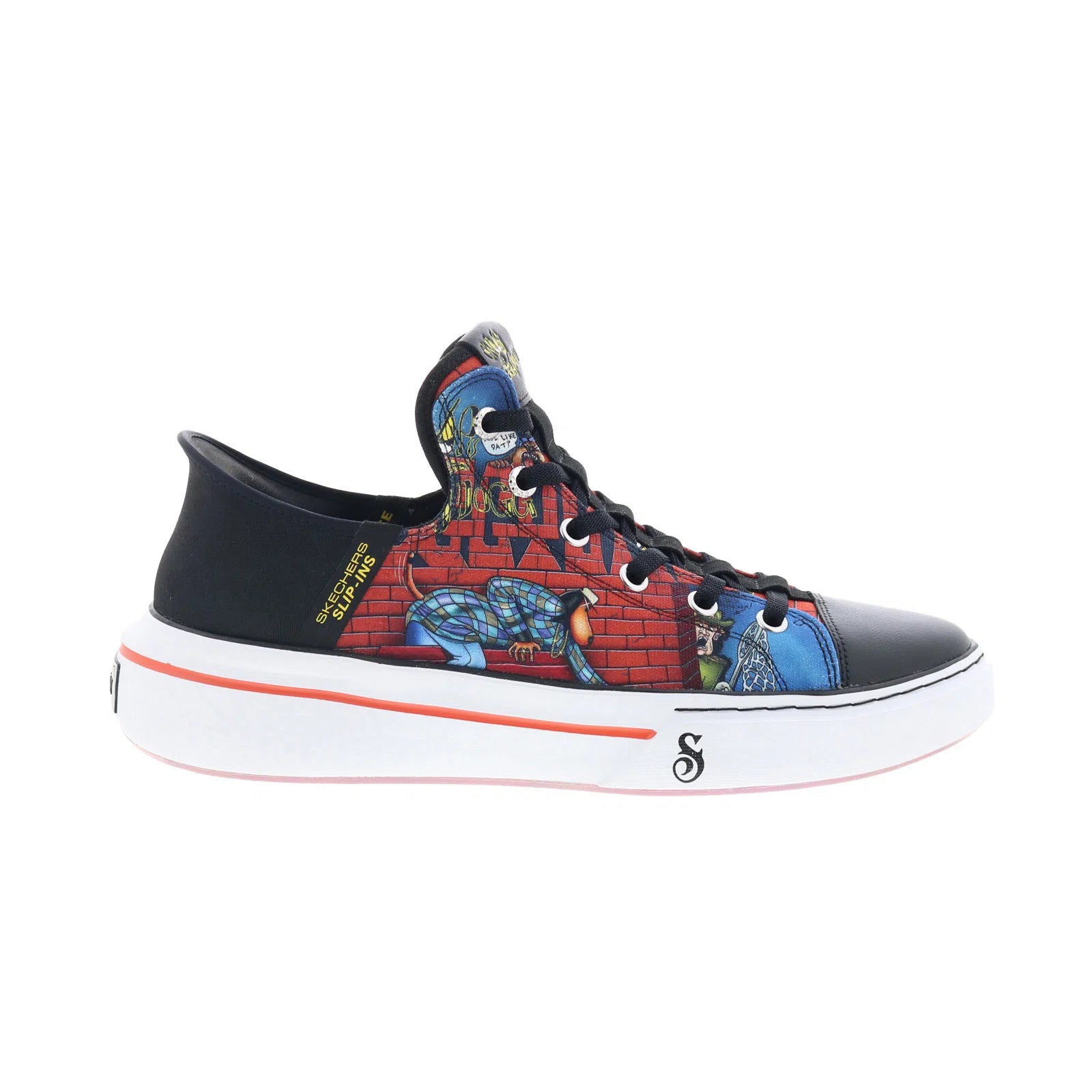 251031-rdmt_snoop_one-doggy_style_slip-ins_red_multi_reshoot_01 Skechers Slip-ins Snoop One Doggy Style Snoop Dogg Mens Red Sneakers Shoes - Image 1