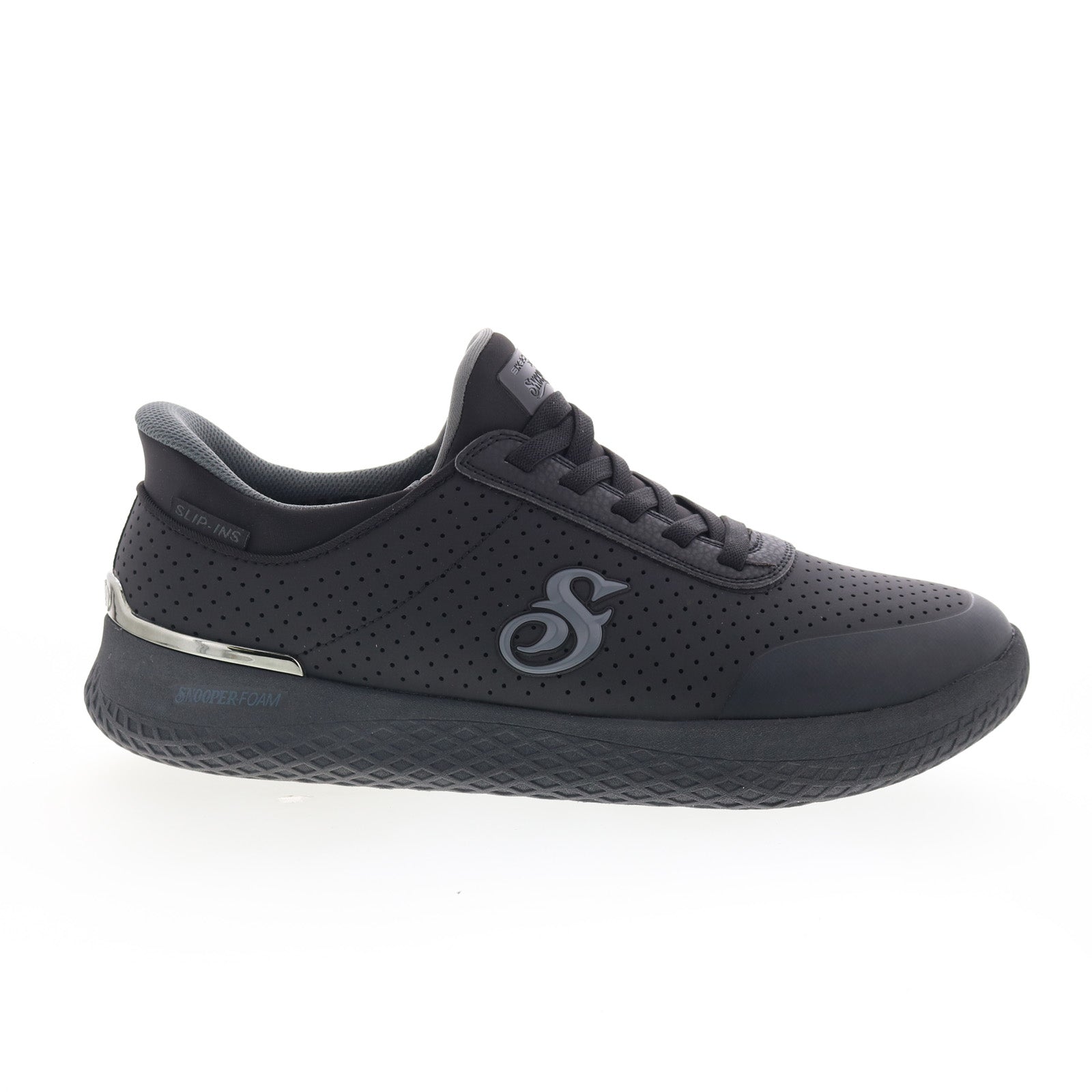 251082-bbk_snoop_vibez_snooper_comfortable_black_01_cd5c4266-cac7-4c4d-acbe-55c1a4de6629 Skechers Snoop Dogg Snoop Vibez Snooper Mens Black Sneakers Shoes - Image 1