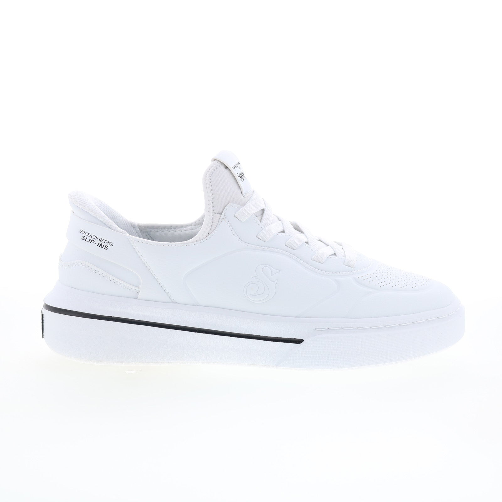 251100w-wht_snoop_one_next_episode_white_01_60b0a943-8812-4cf0-b920-c6c8d3ec7f28 Skechers Snoop Dogg Snoop One - Next Episode Mens White Wide Sneakers Shoes - Image 1