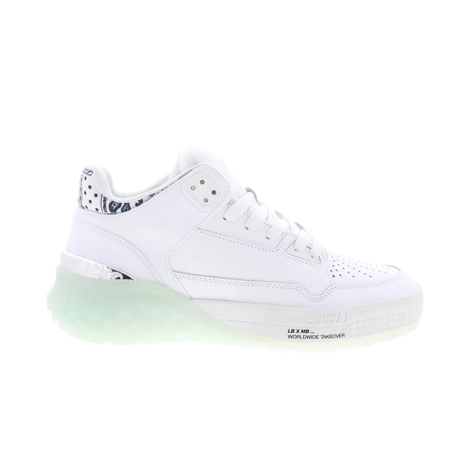 251180-wht_sizzle-buckets_og_white_reshoot_01 Skechers Snoop Dogg Sizzle Buckets OG Mens White Lifestyle Sneakers Shoes - Image 1