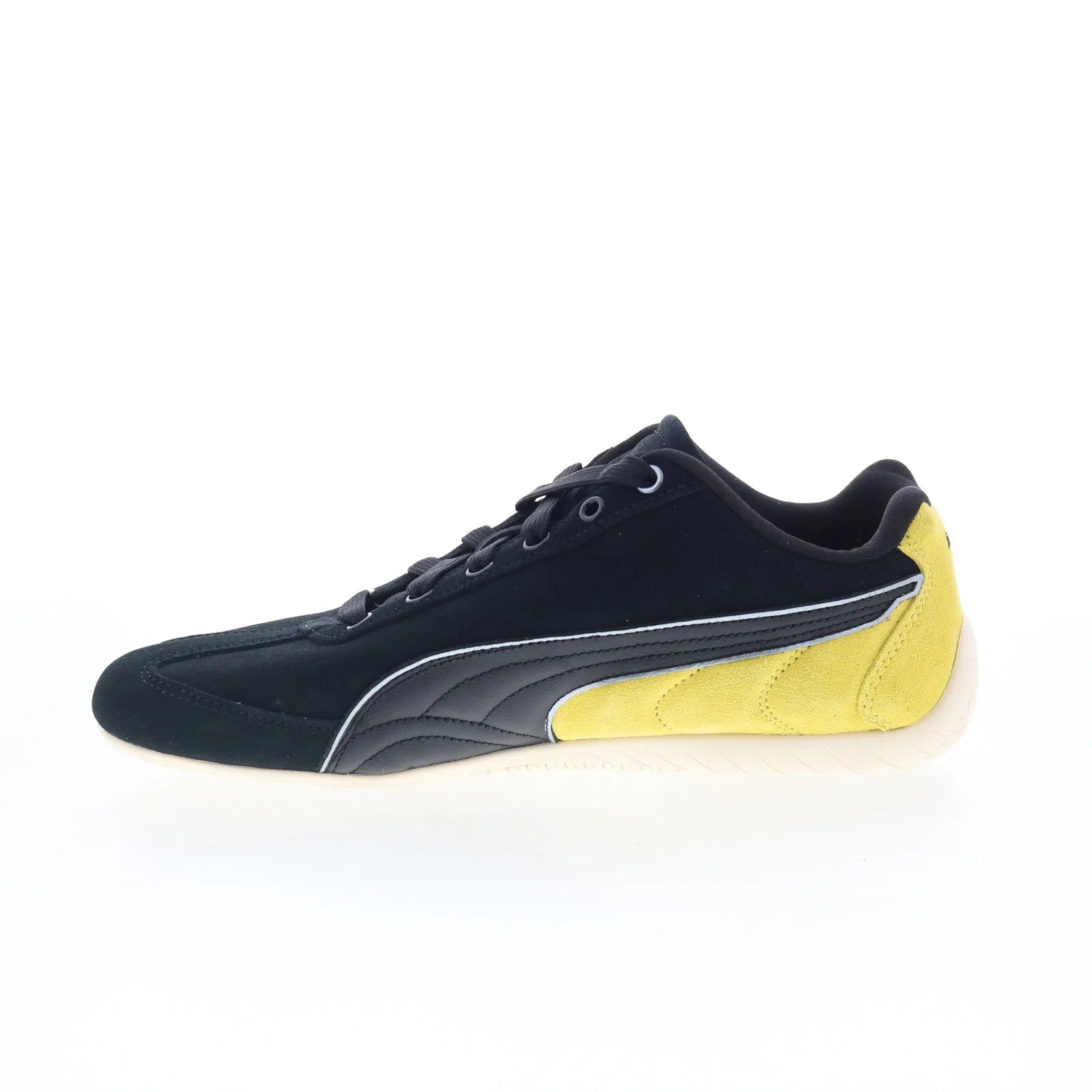 Puma Scuderia Ferrari Speedcat Mens Black Suede Motorsport Sneakers Shoes - Image 5