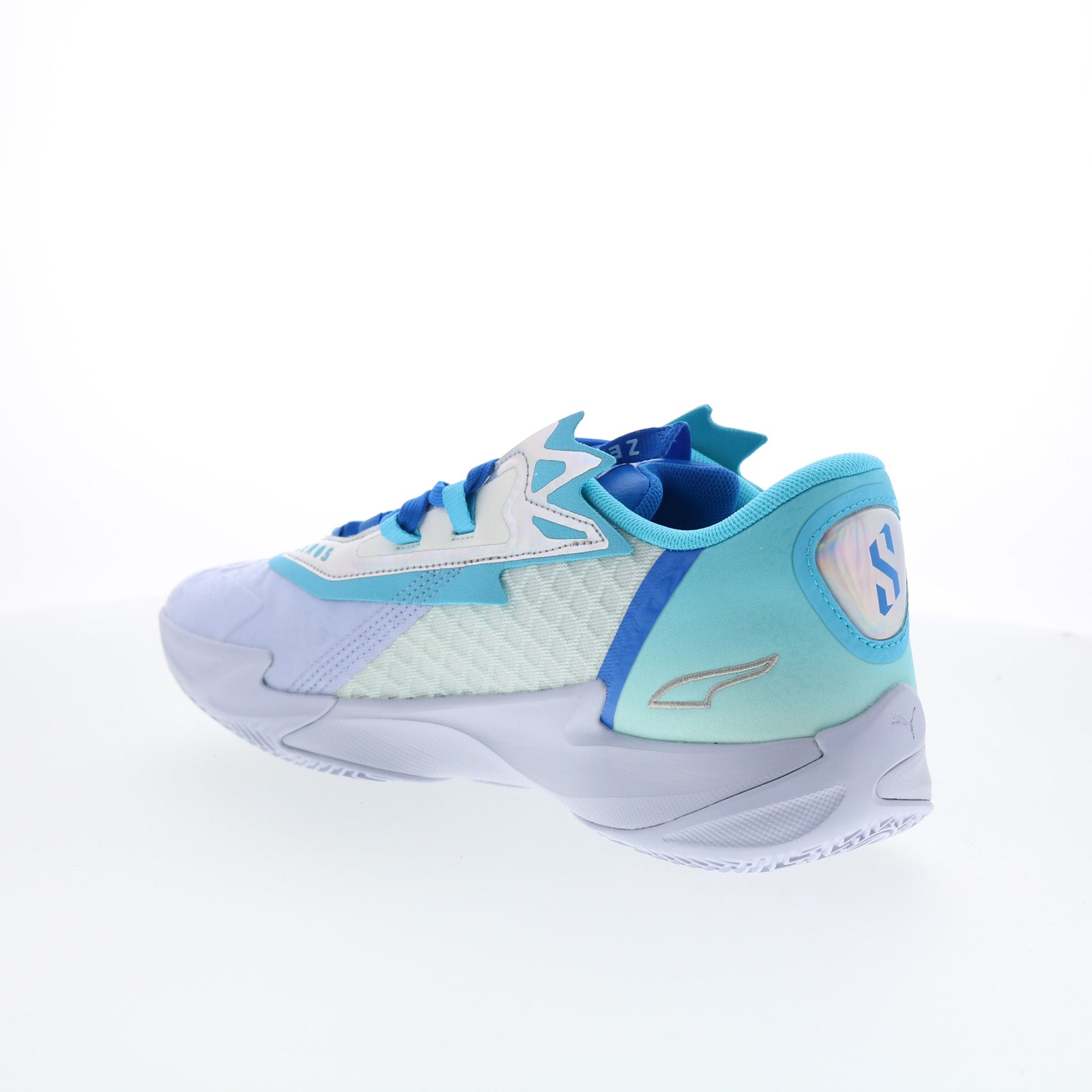 Puma Scoot Zeros II Crystal 31222601 Mens Blue Athletic Basketball Shoes - Image 6