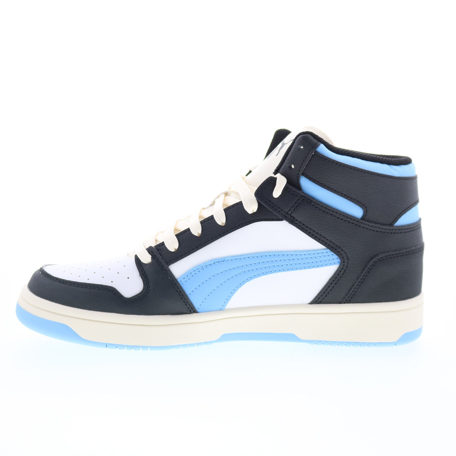 Puma Rebound Layup SL 36957360 Mens White Leather Lifestyle Sneakers Shoes - Image 5