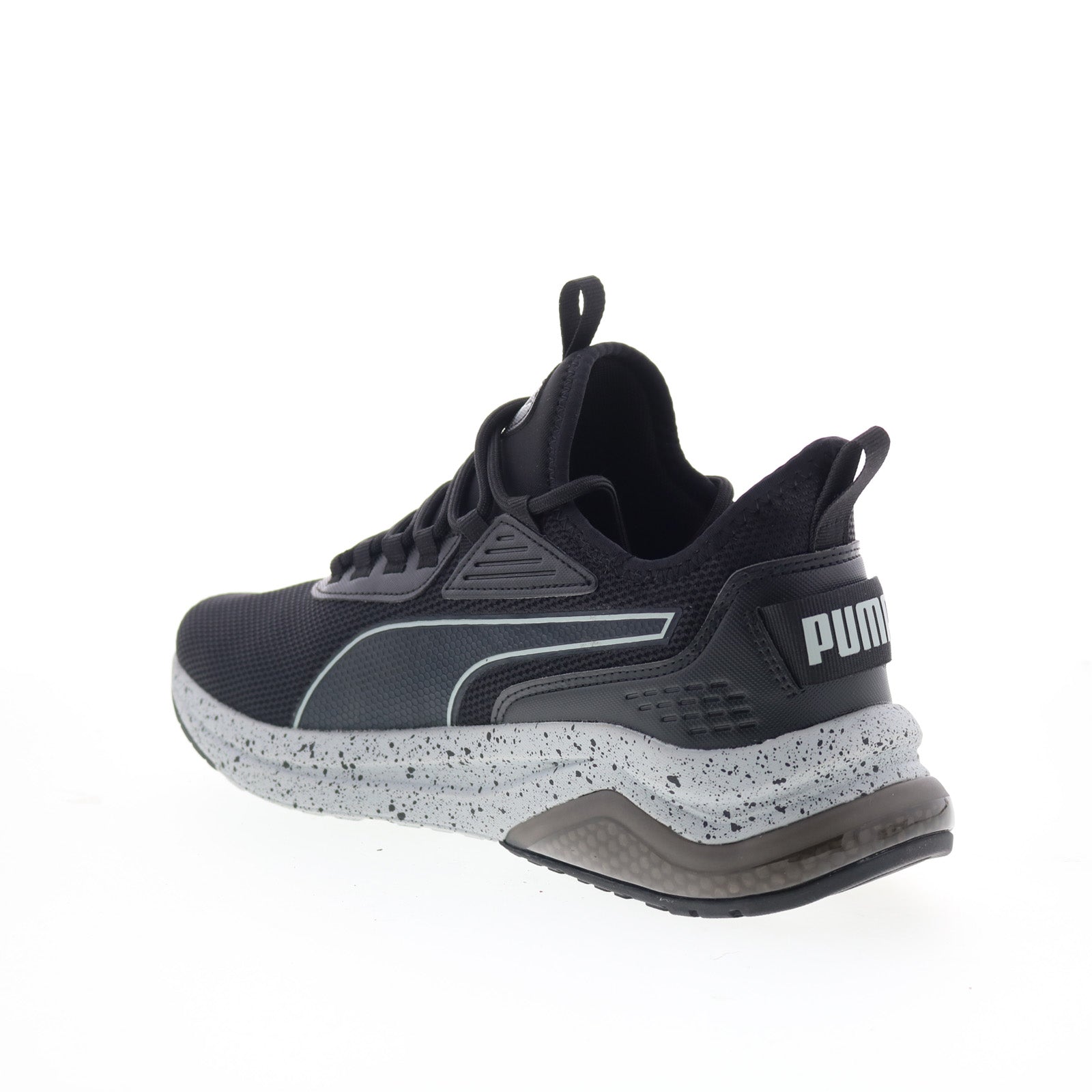 Puma Amplifier Speckle 39914304 Mens Black Canvas Lifestyle Sneakers Shoes - Image 6