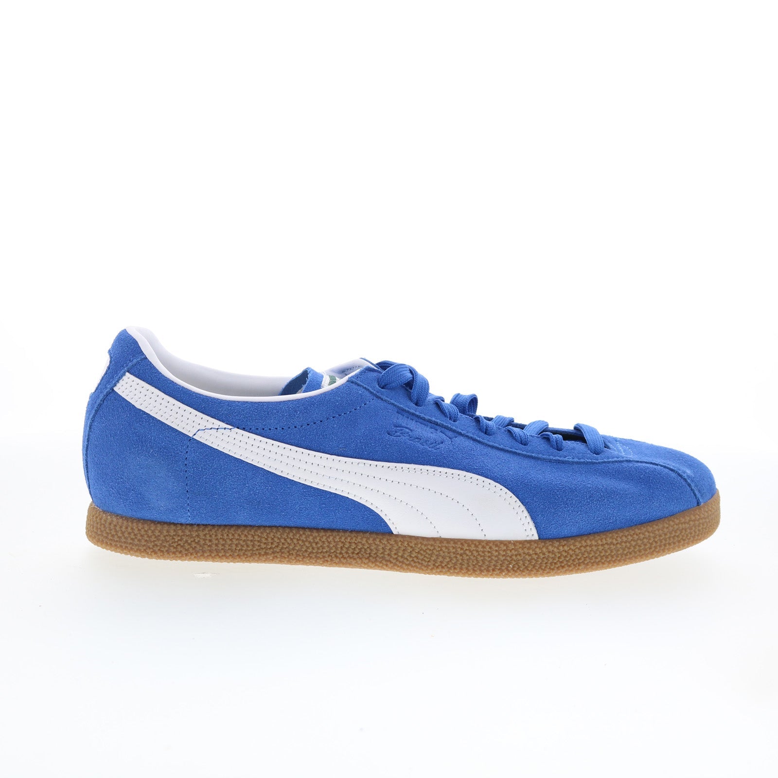 40104808_brasil_vivid_blue_puma_white_01_fb9dae64-a0e5-47f3-885a-e33f47608523 Puma Brasil 40104808 Mens Blue Suede Lace Up Lifestyle Sneakers Shoes - Image 1