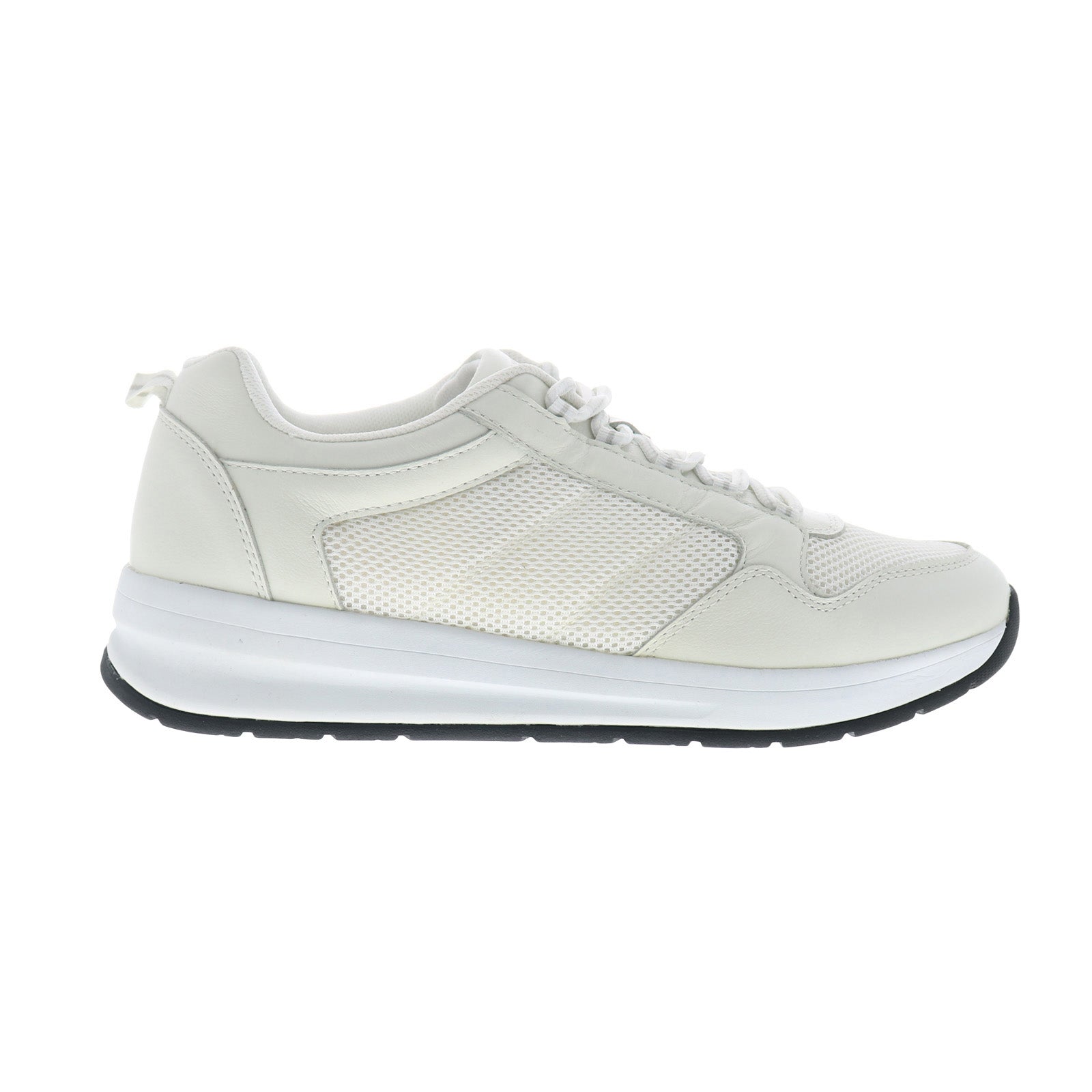 40992-21_white_combo-img4_reshoot_01_fcb4d5c9-526a-4060-ba82-e82ffe15259a Drew Rocket 40992-21 Mens White Mesh Lace Up Lifestyle Sneakers Shoes - Image 1